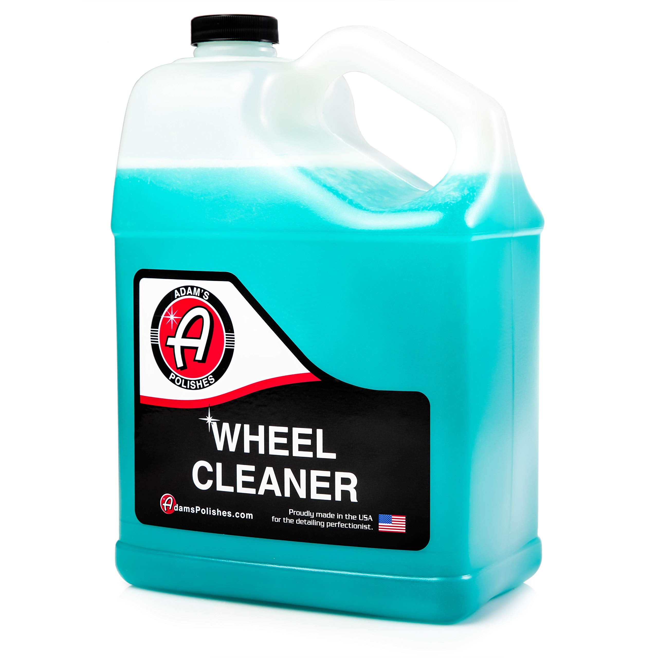 Adam'S Polishes Wheel Cleaner Gallon - Tough Wheel Cleaning Spray For Car Wash Detailing | Rim Cleaner & Brake Dust Remover | Safe On Chrome Clear Coated & Plasti Dipped Wheels| Use W/Wheel Brush