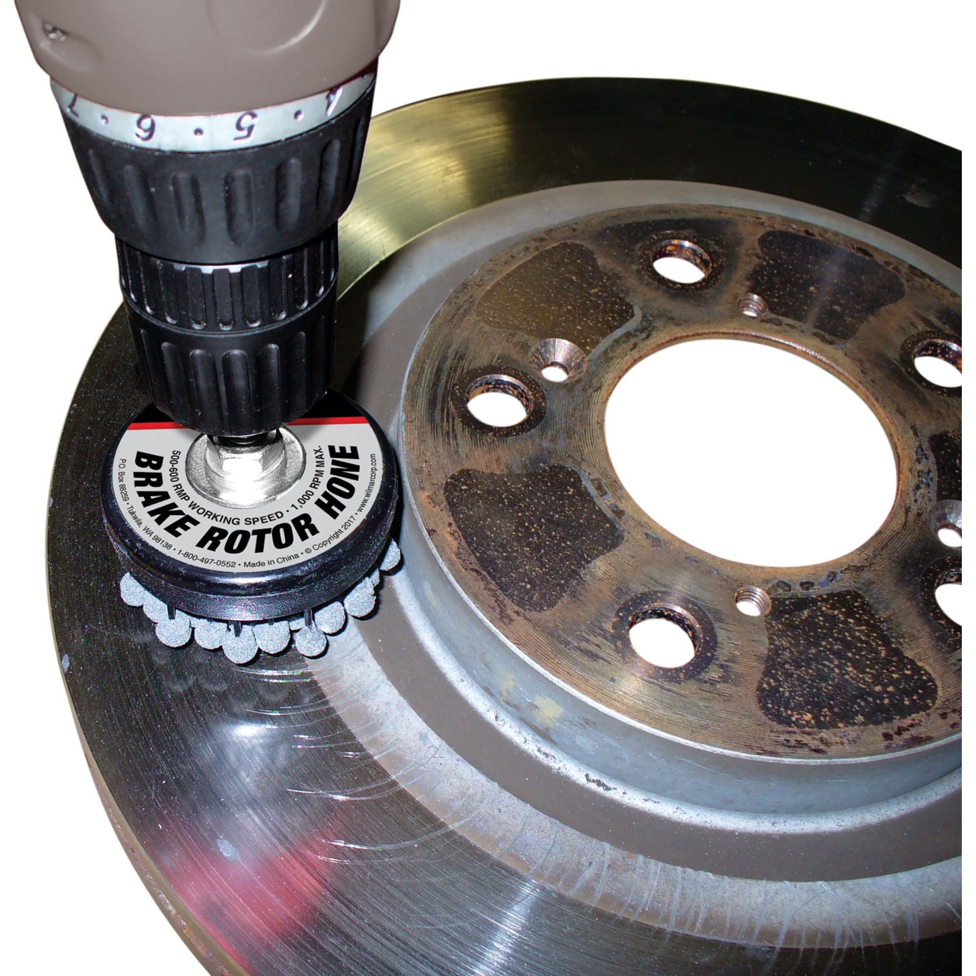 Performance Tool W80629 2-1/2-Inch Brake Rotor Hone 120 Grit Flexible Ball Stones, 1 Pack