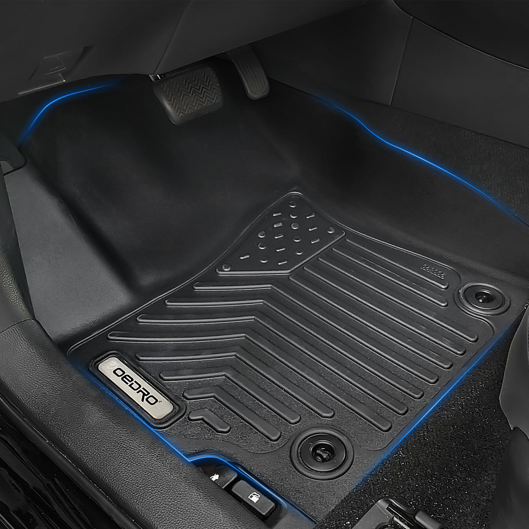 Oedro Floor Mats & Cargo Mat Fit For Toyota Corolla 2025-2020, Tpe All-Weather Custom Fit Corolla Car Mats 1St & 2Nd Row With Ca