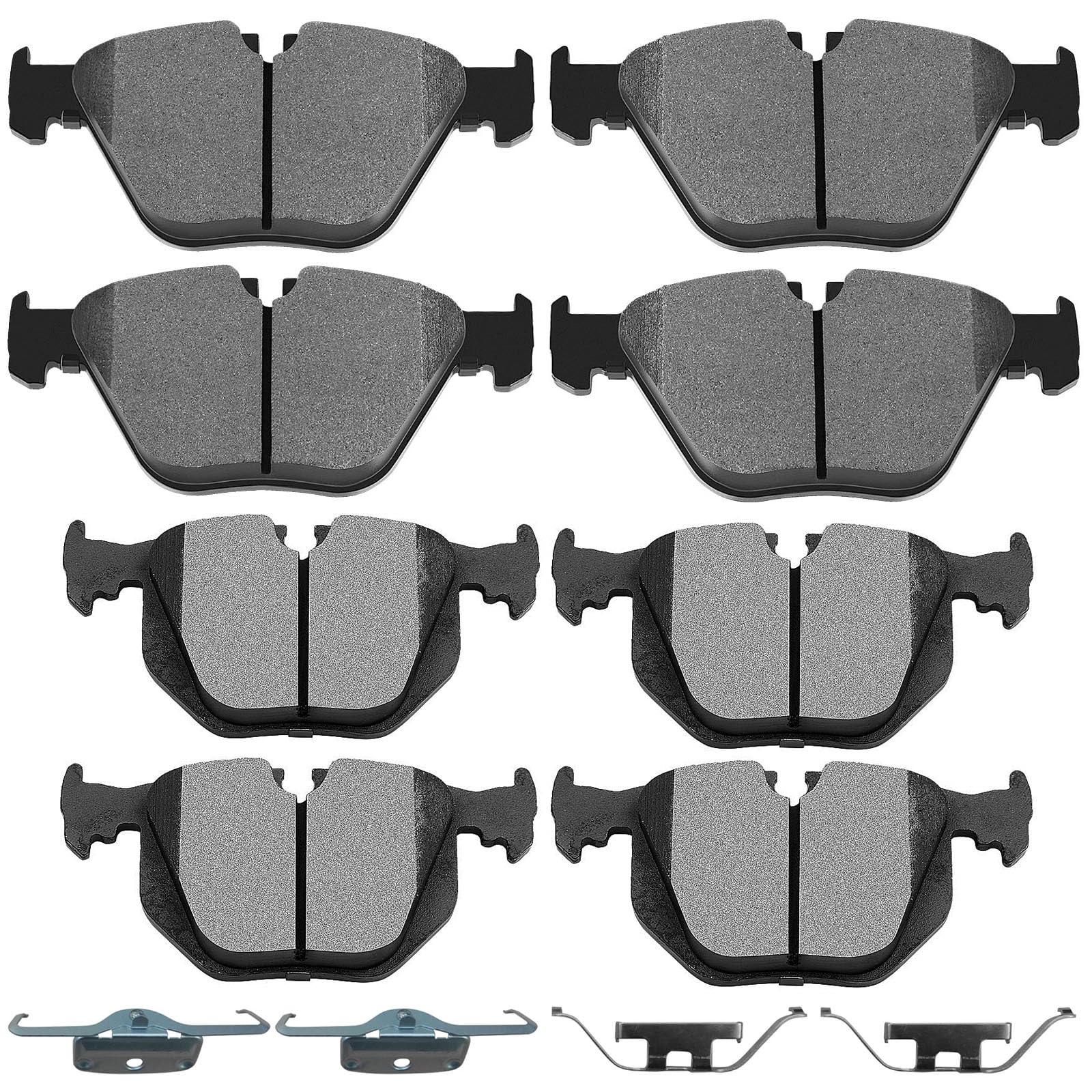 Scitoo D918 D683 Front Semi-Metal Rear Ceramic Brake Pads Sets Fit For Bmw 525I / 525Xi / 528I / 528I Xdrive / 528Xi / 530I,For