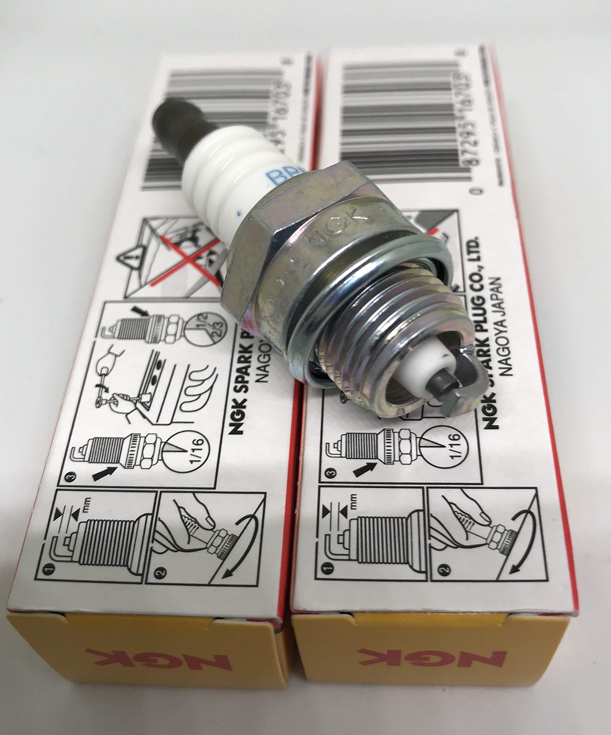 Ngk (6703) Bpmr7A Spark Plugs Individual Boxed - 2 Pack, Copper