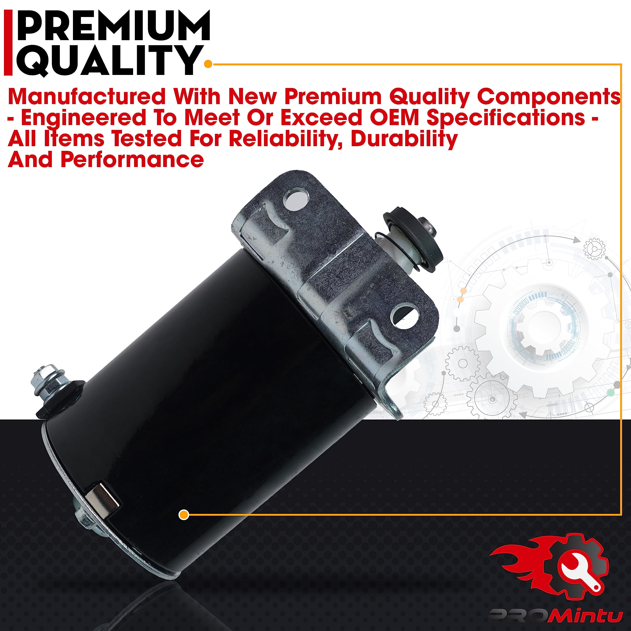 PROMintu Starter Motor Replaces for John Deere Z235 Z255 Z425 Z435 Z445 Z465 Z335E Z355E Z515E Z525E Z335M Z345M Z535M Z345R Z35