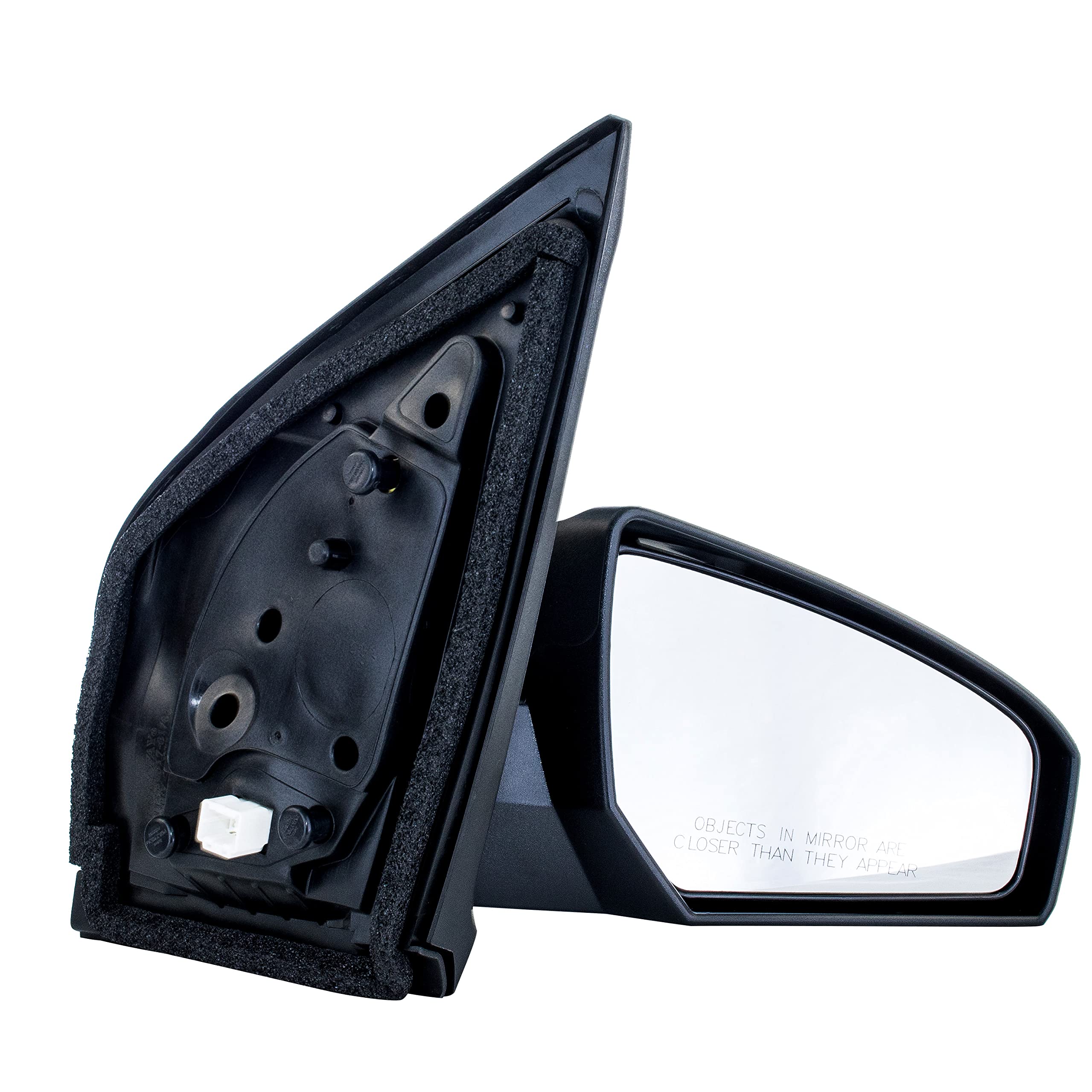 Passenger Side Mirror for Nissan Sentra (2007 2008 2009 2010 2011 2012) Power Operation Unpainted Non-Heated Non-Folding Right O