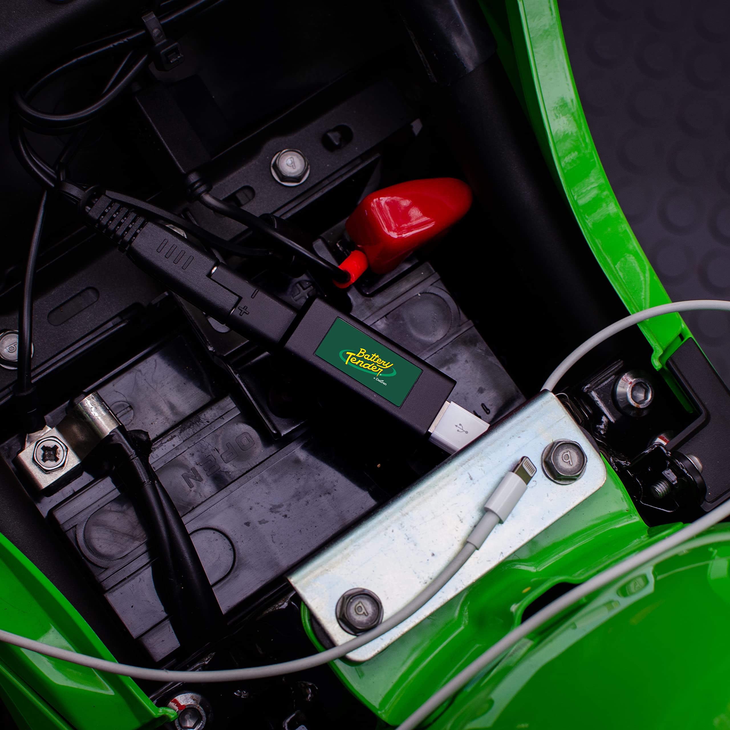 Battery Tender Quick Disconnect USB Charger Adapter - Easily Charge Mobile Devices with 12V Vehicle Battery on The Go - Perfect for Camping Our Outdoor Adventures - 081-0158