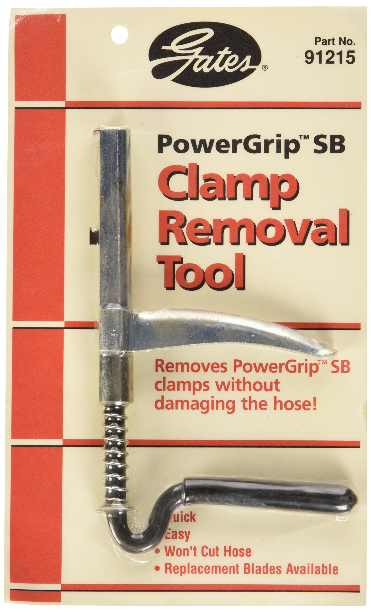 Gates 91215 Heavy-Duty Powergrip Sb Clamp Removal Tool, Black