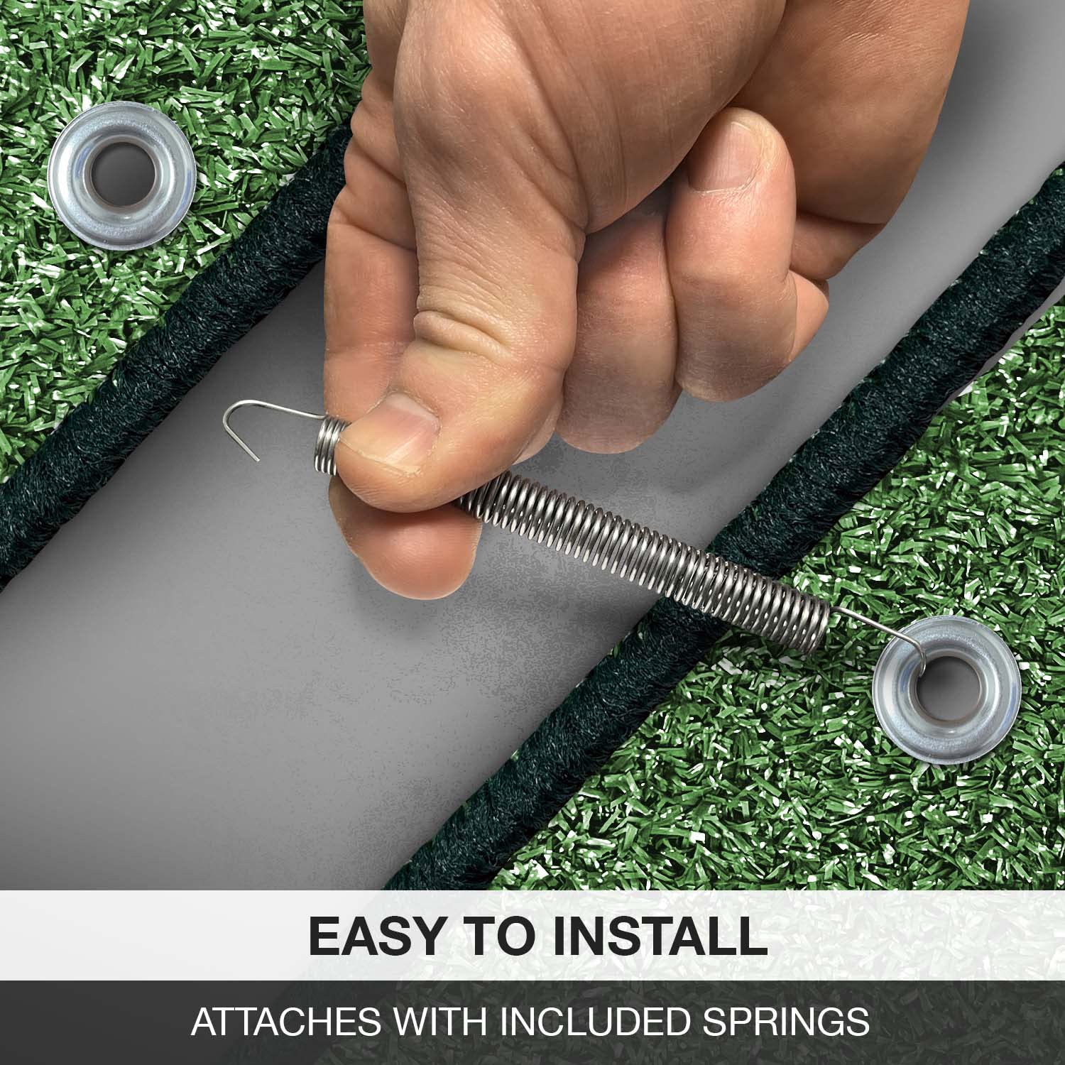 Prest-O-Fit 3-Pack 2-4044 Wraparound Radius Rv Step Rug Green 22 In. Wide