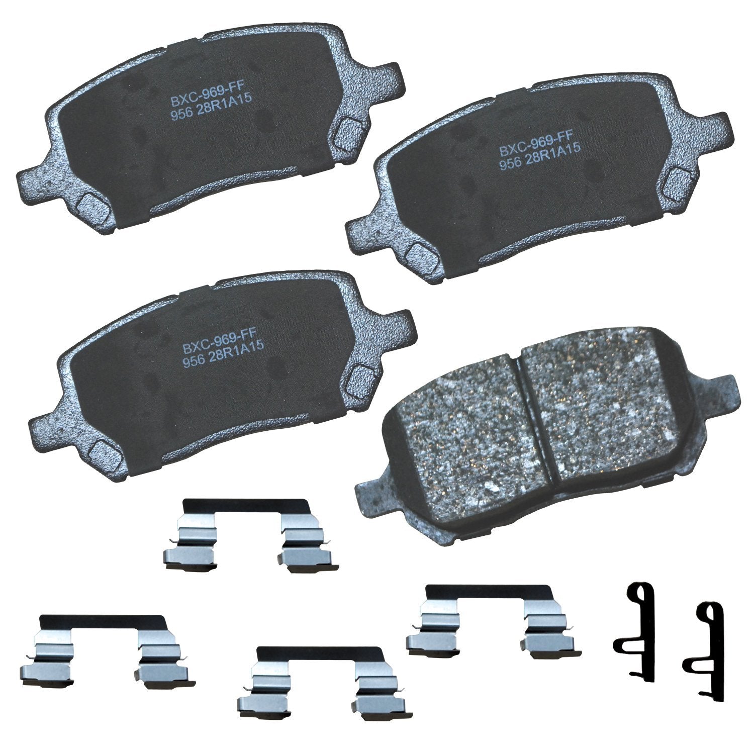 Bendix Premium Sbc956 Ceramic Front Brake Pads For Chevrolet Cobalt 2010-2005, Pontiac G4 2006-2005, G5 2010-2007, Pursuit 2006-