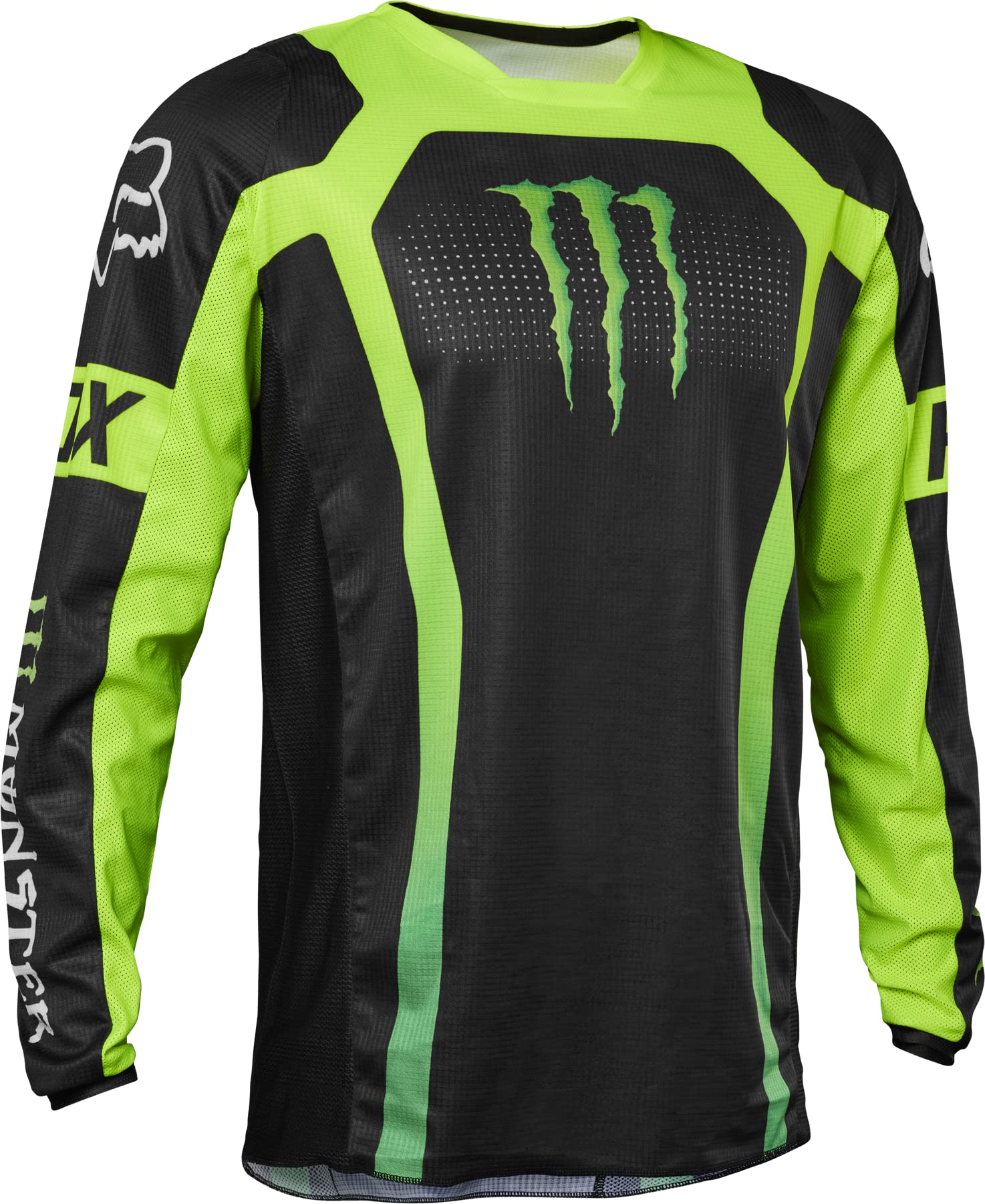 Fox Racing Men'S 180 Monster Motocross Jersey, Black, X-Small