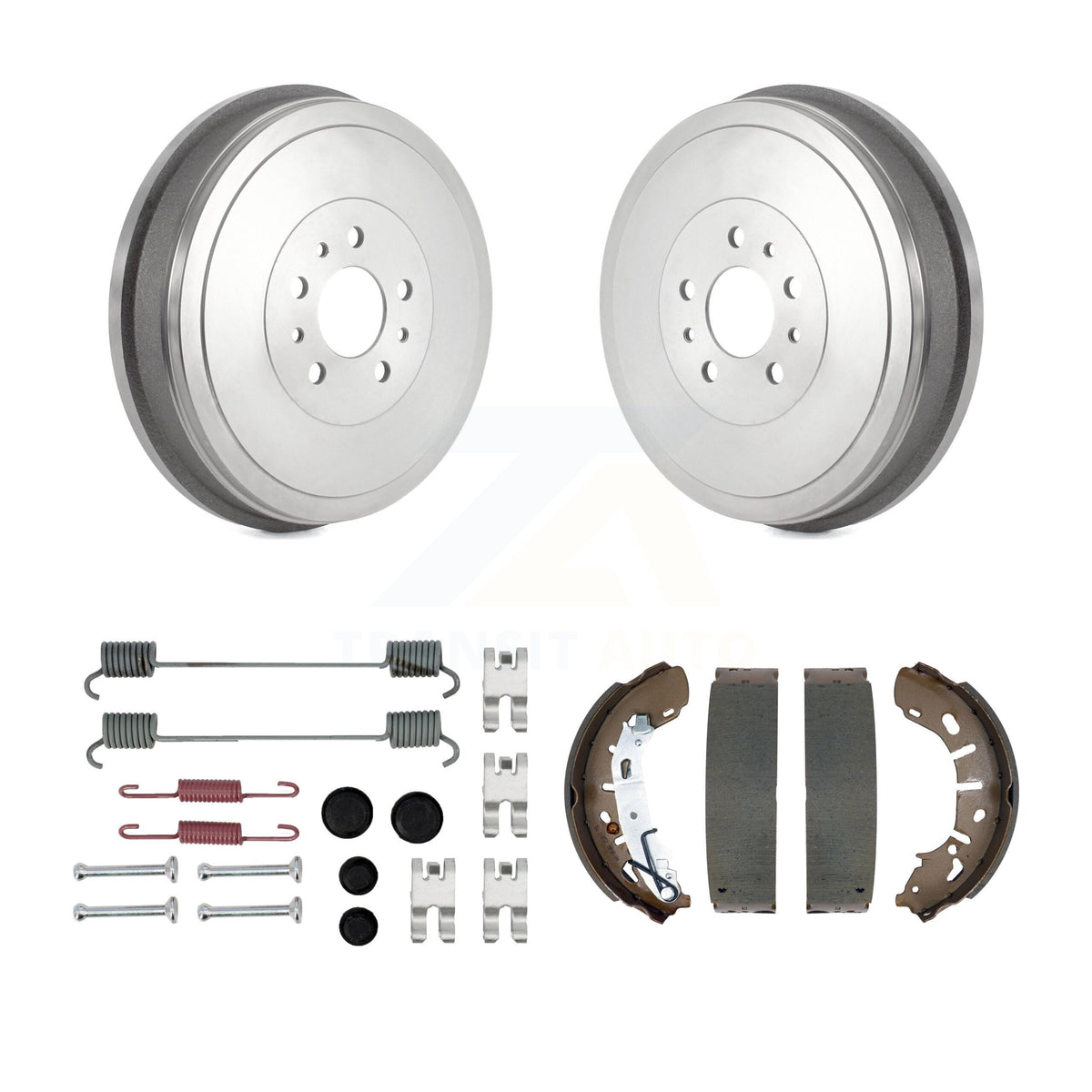 Transit Auto Rear Brake Drum Shoes And Spring Kit Replacement For 2015-2022 Ram Promaster City K8N-100674