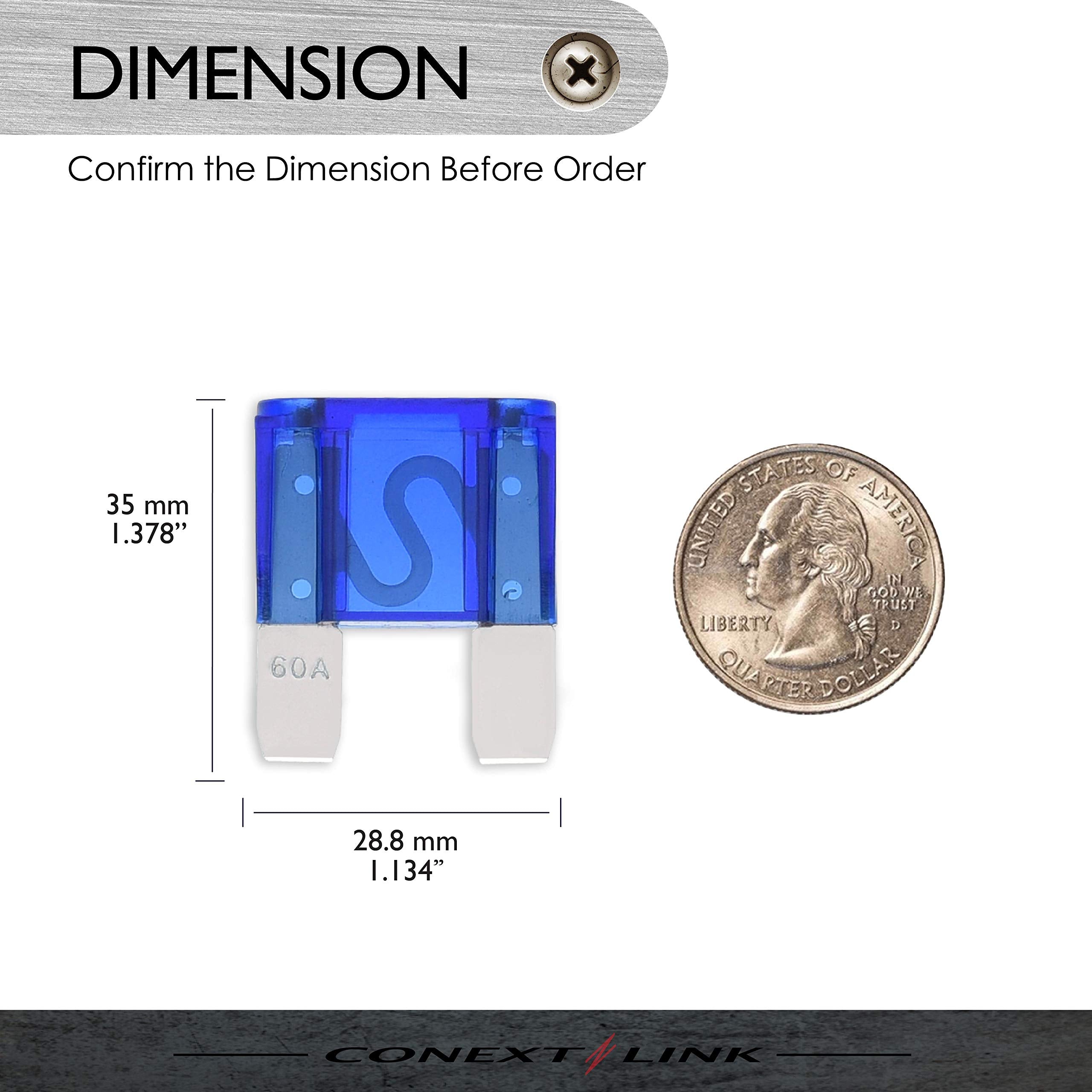 Conext Link Maxi60-10 Nickel 60Amp Maxi Fuse 10 Pack (14294)