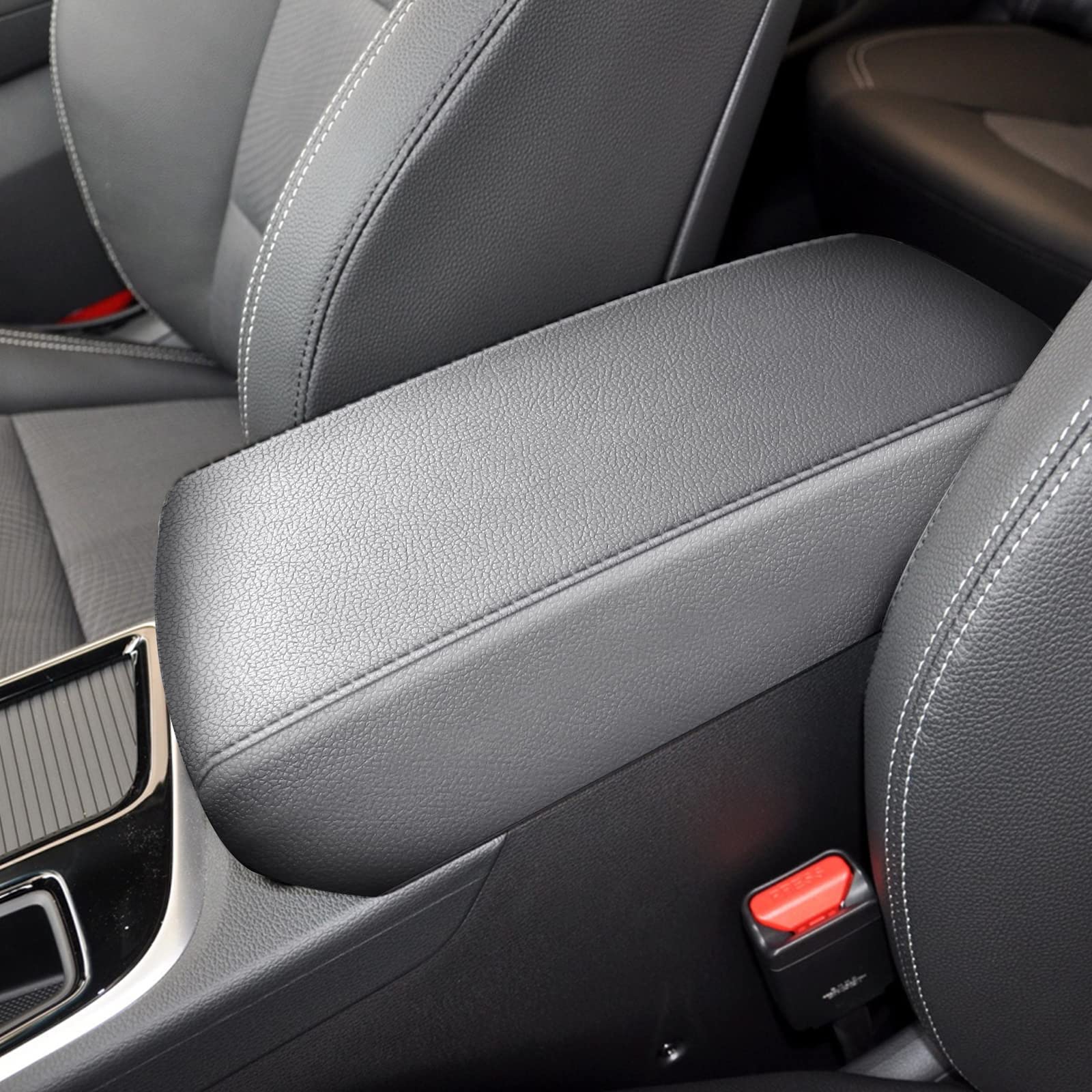 Aomsazto Gray Armrest Covers For 2015-2019 Hyundai Sonata