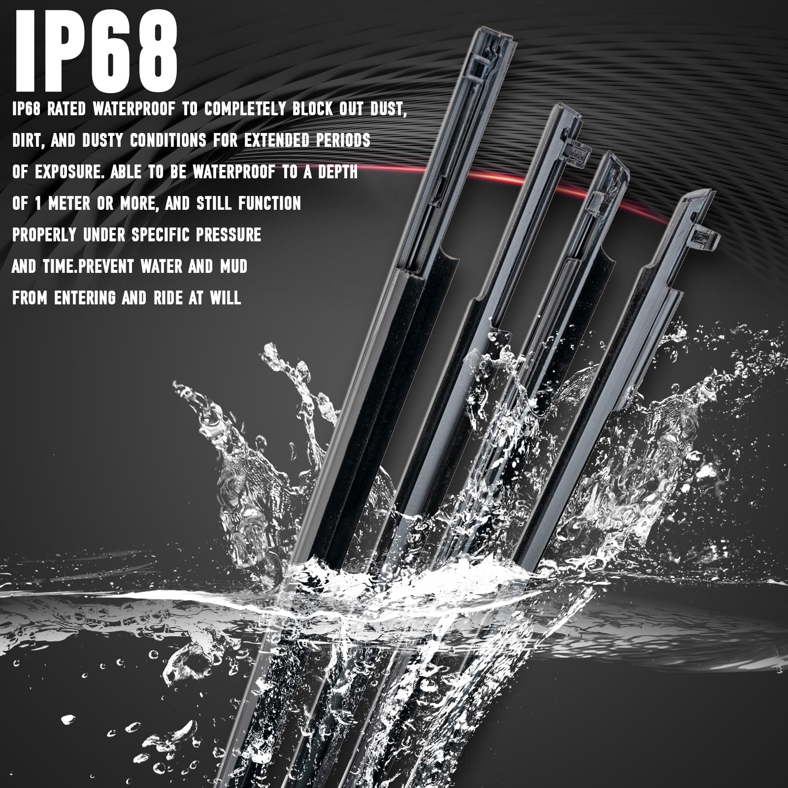 Fomiuzy Outer Window Molding Sweep Felt Trim Seal Weather Stripping Kit Compatible With Toyota 4Runner 2003-2009 Replaces 68161-