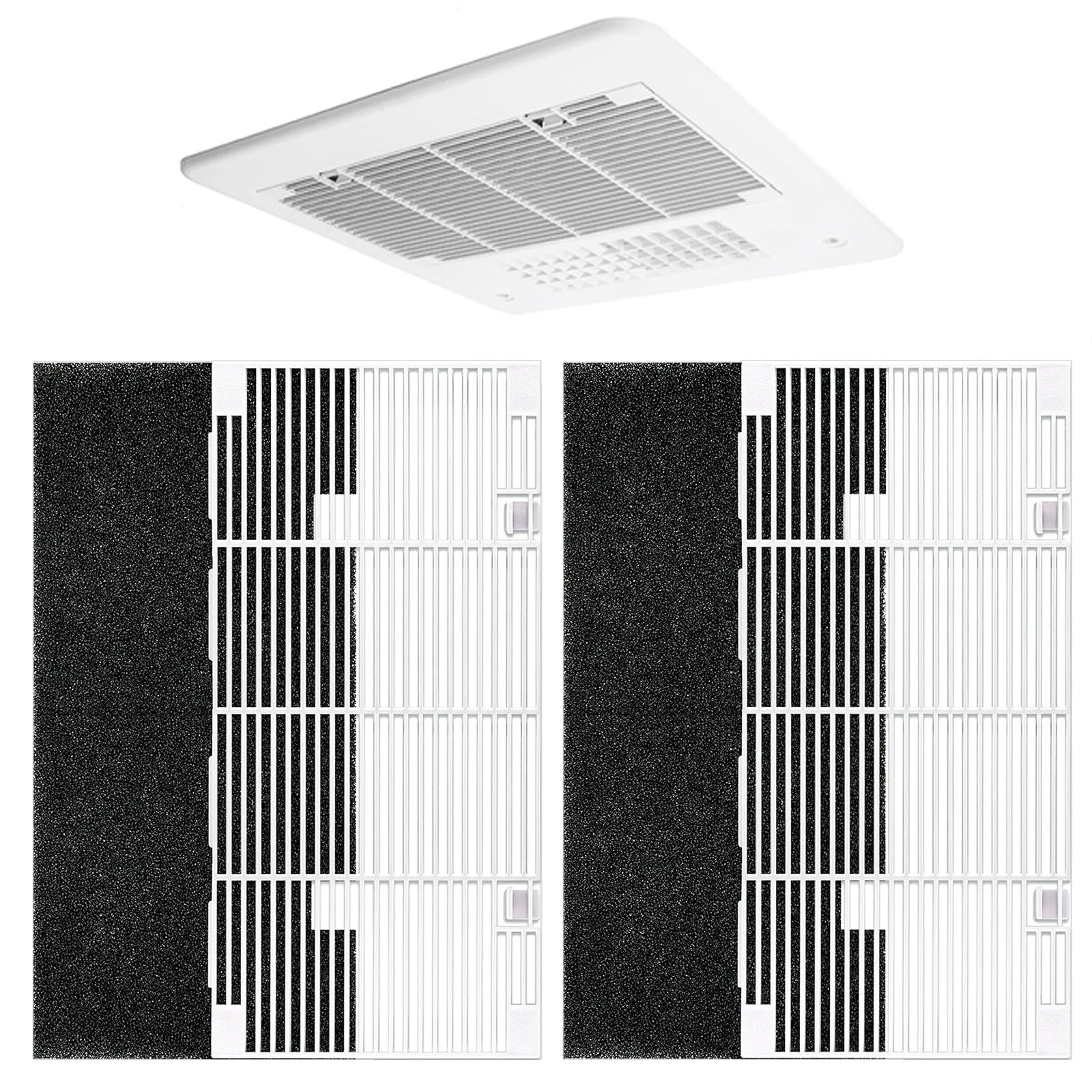 Dianrui 2 Pcs Rv For Dometic A/C Vent Cover Replacement, Duo-Therm Air Conditioner Grille Replacement For Dometic 3104928.019 Wi