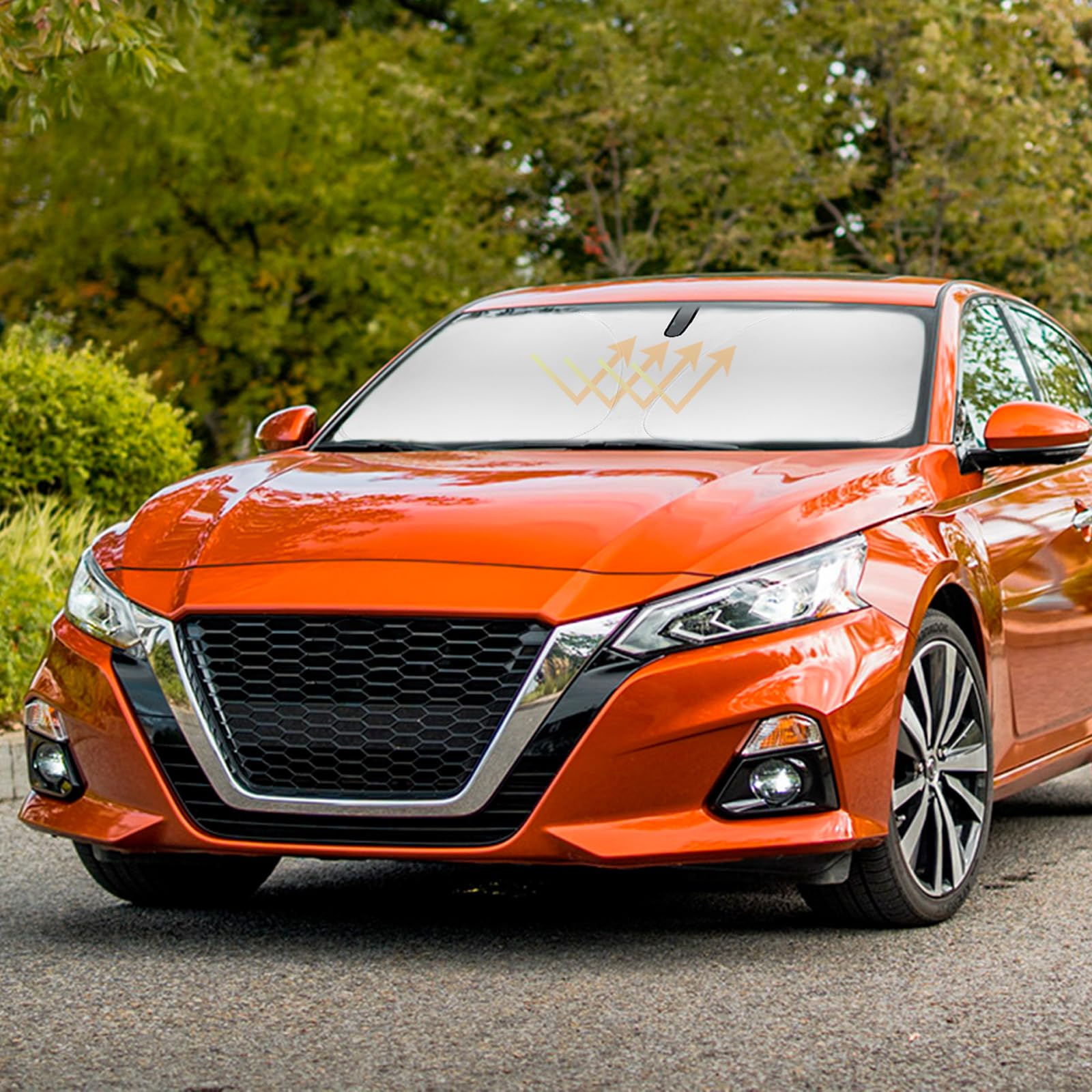 Sun Shade For Altima Windshield Sunshades For Nissan Altima 2018 2017 2016-2007 Accessories Windshield Cover Foldable Front Wind