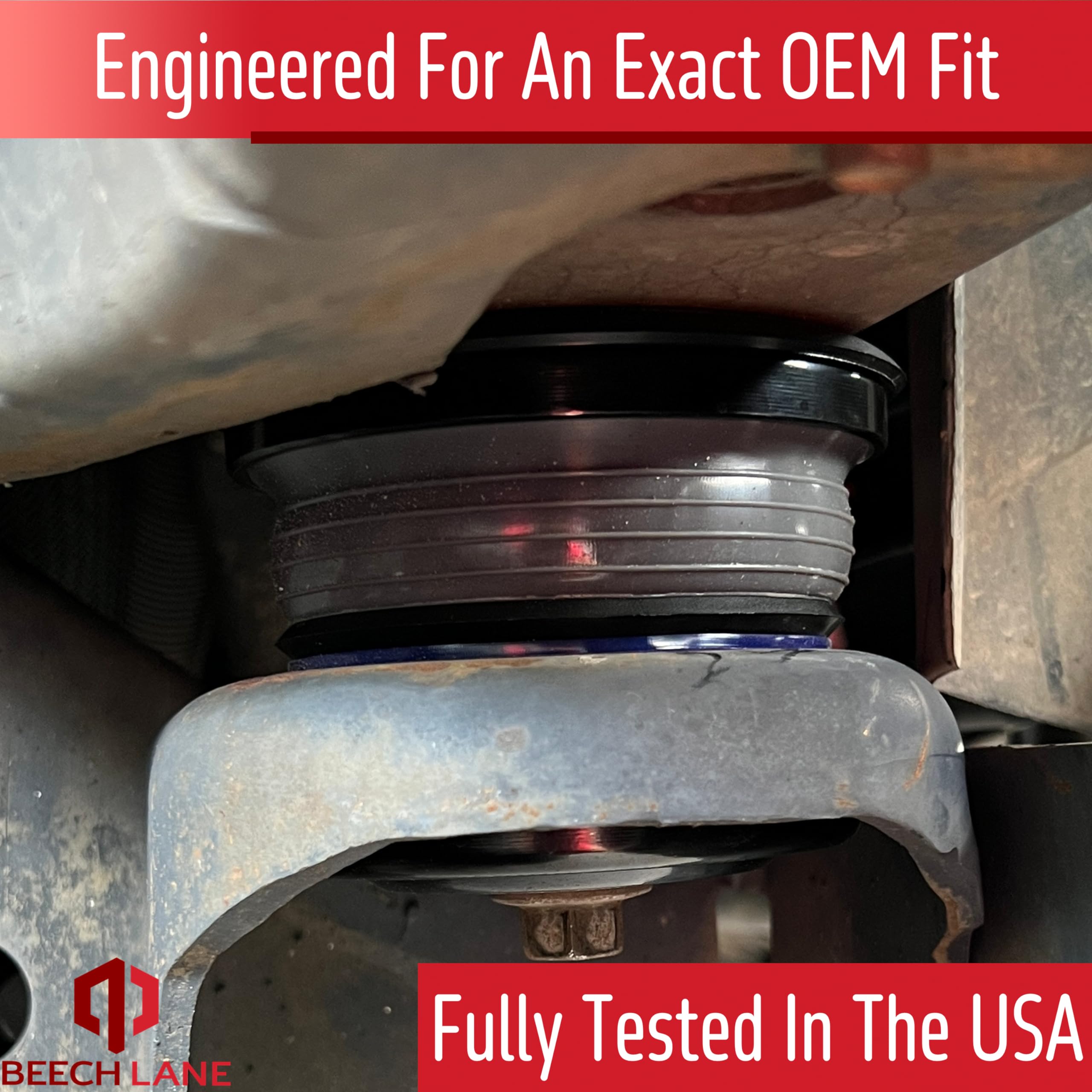 Beech Lane Silicone Body Mount Kit For 2008-2016 Ford F-250 / F-350 Crew Cab, Top Grade Silicone Mounts Improve Bumpy Ride, Dura