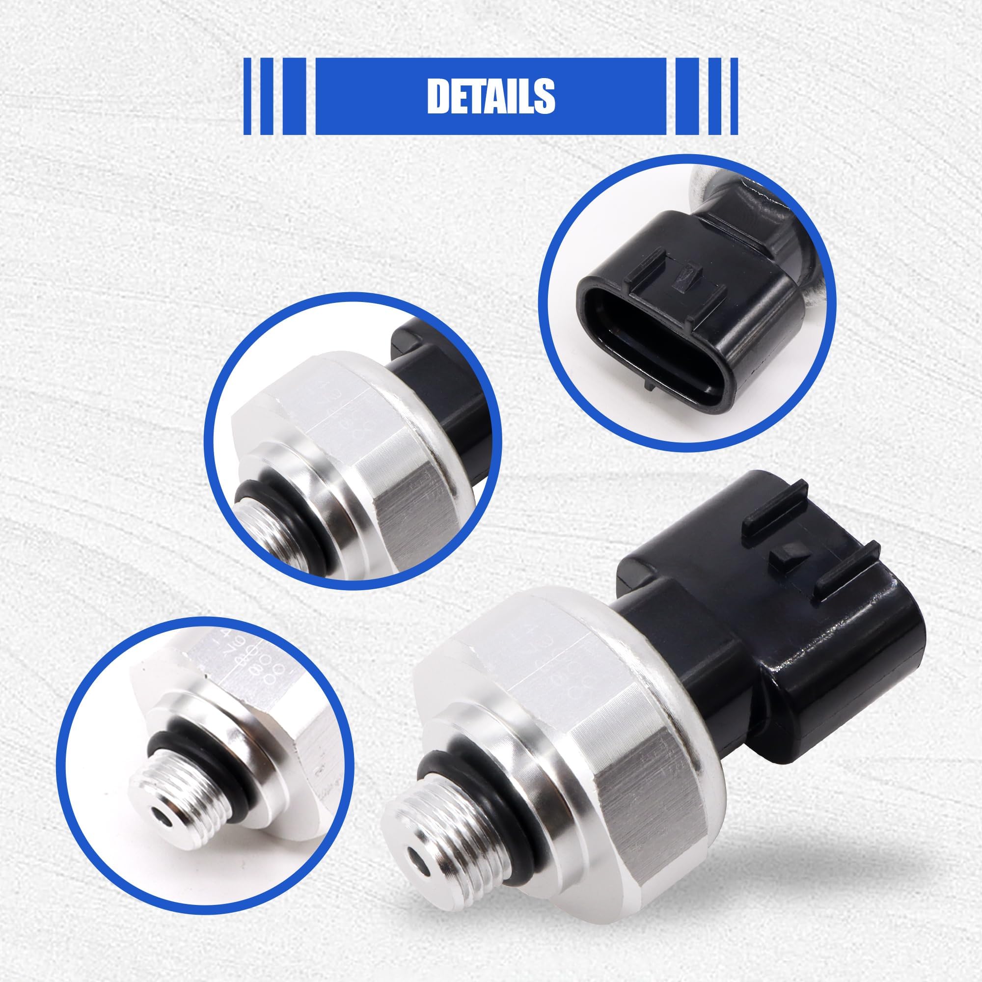 Hisport 88719-33020 A/C Pressure Sensor Switch - Pressure Transducer Compatible With Lexus Ct200H Es300H Gs F Gs350 Is350, Scion