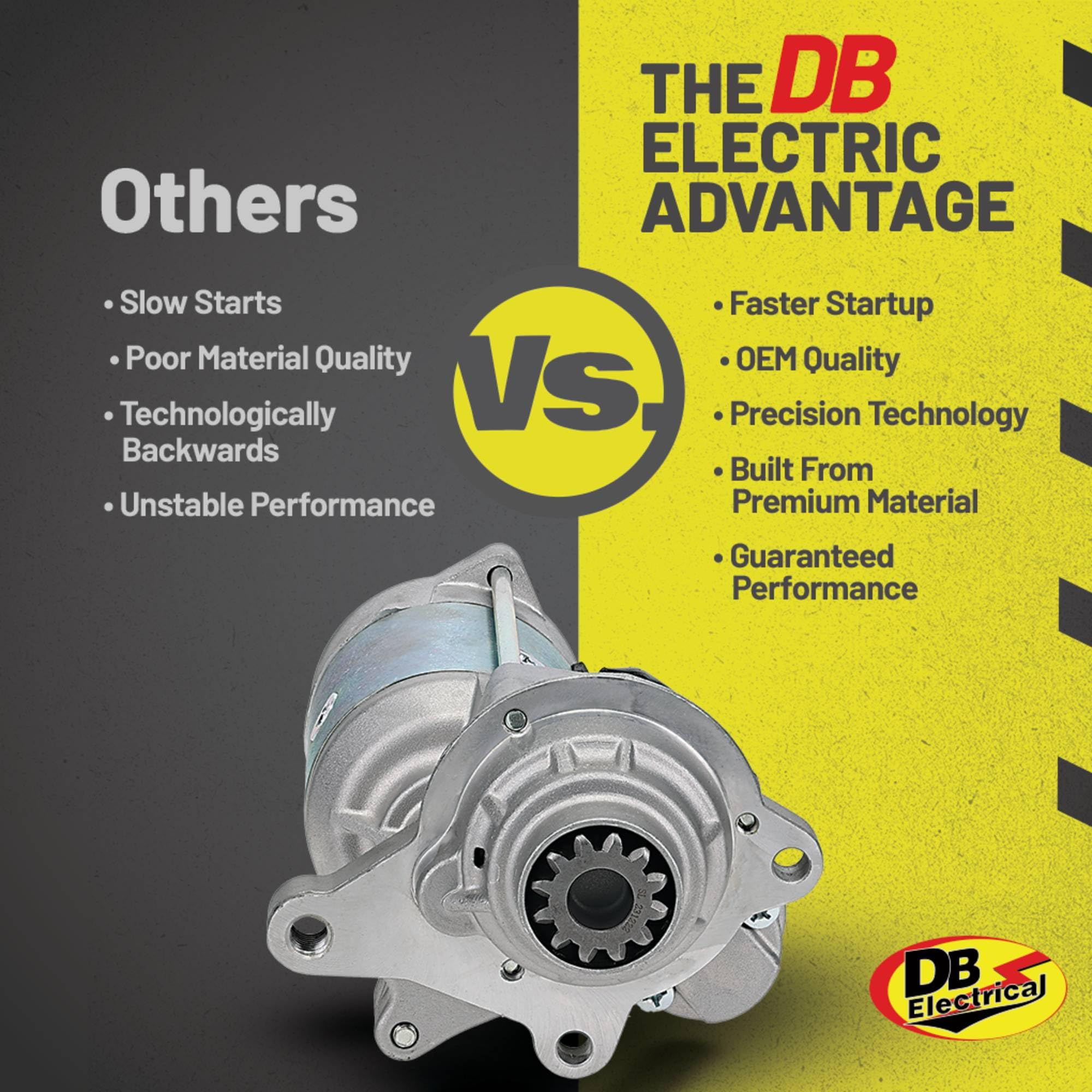 Db Electrical 410-14080 Starter Compatible With/Replacement For Ford F-250 Super-Duty 2008-2010, F-350 Super-Duty 2008-2010, F-4