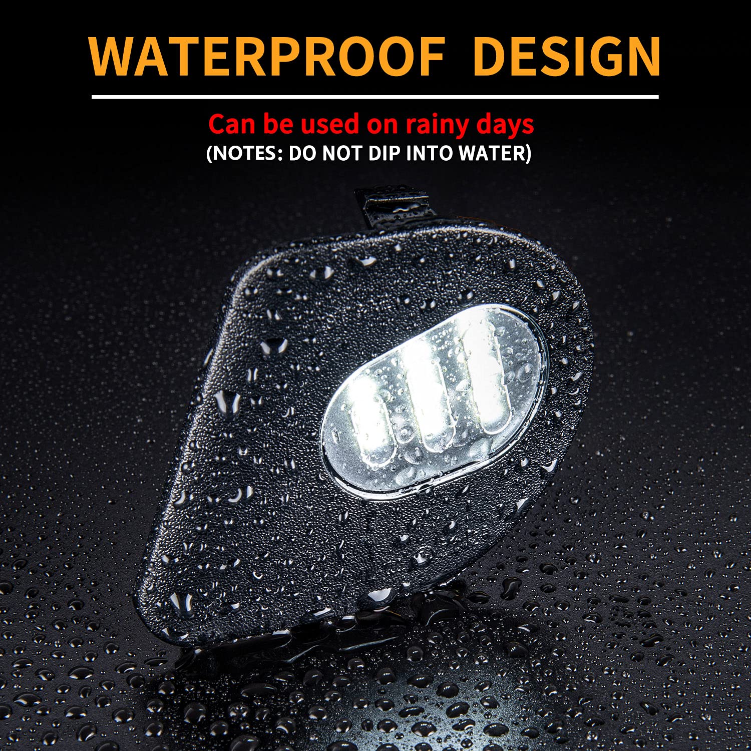 Gempro 2Pcs Led Side Mirror Puddle Light Lamps Assembly For 2010-2019 Dodge Ram 1500 2500 3500 4500 5500 Towing Mirror Lights, 6