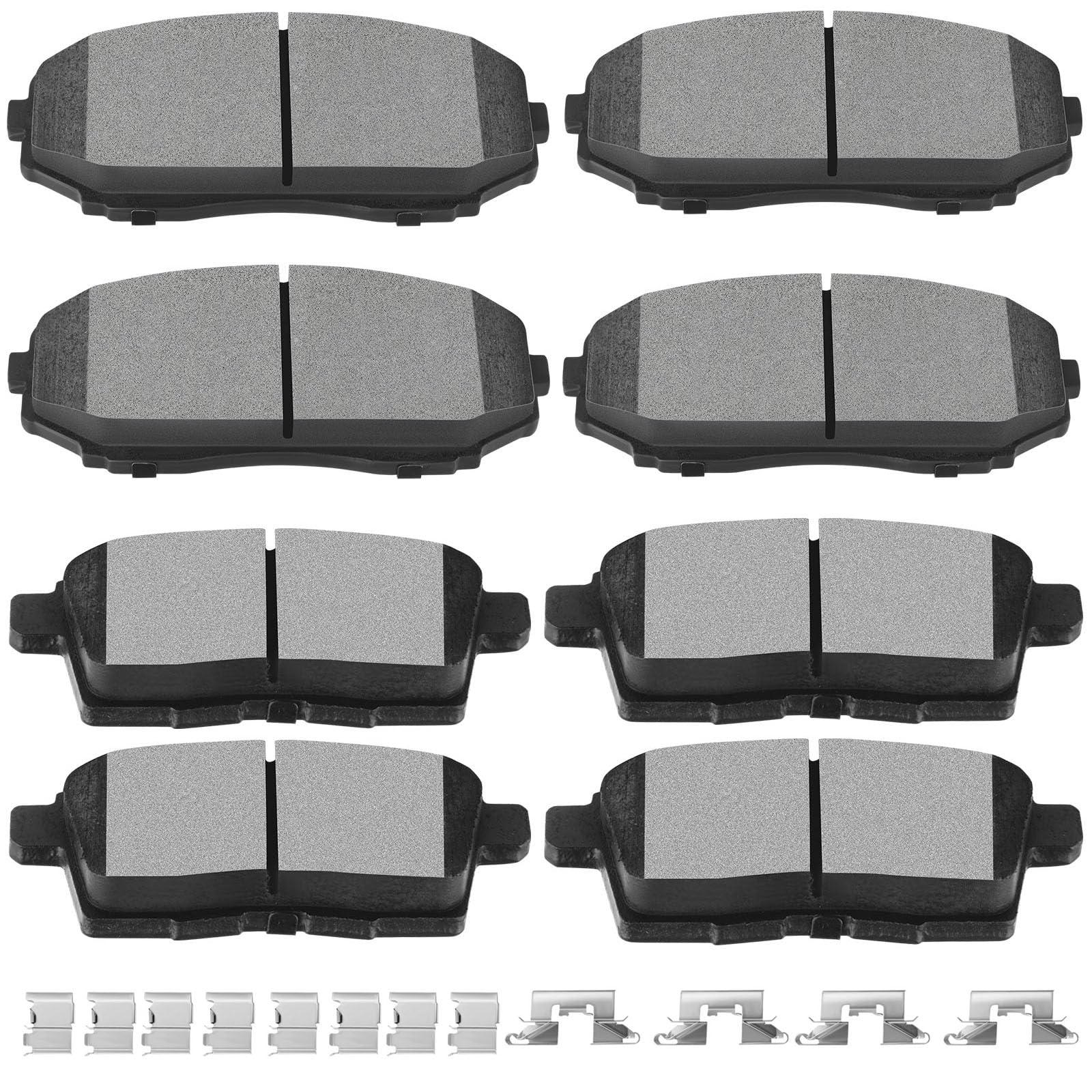 Scitoo D1258 D1259 Front Rear Ceramic Brake Pads Sets Fit For Ford For Edge 2007-2010,For Lincoln Mkx 2007-2010,For Mazda Cx-7 2
