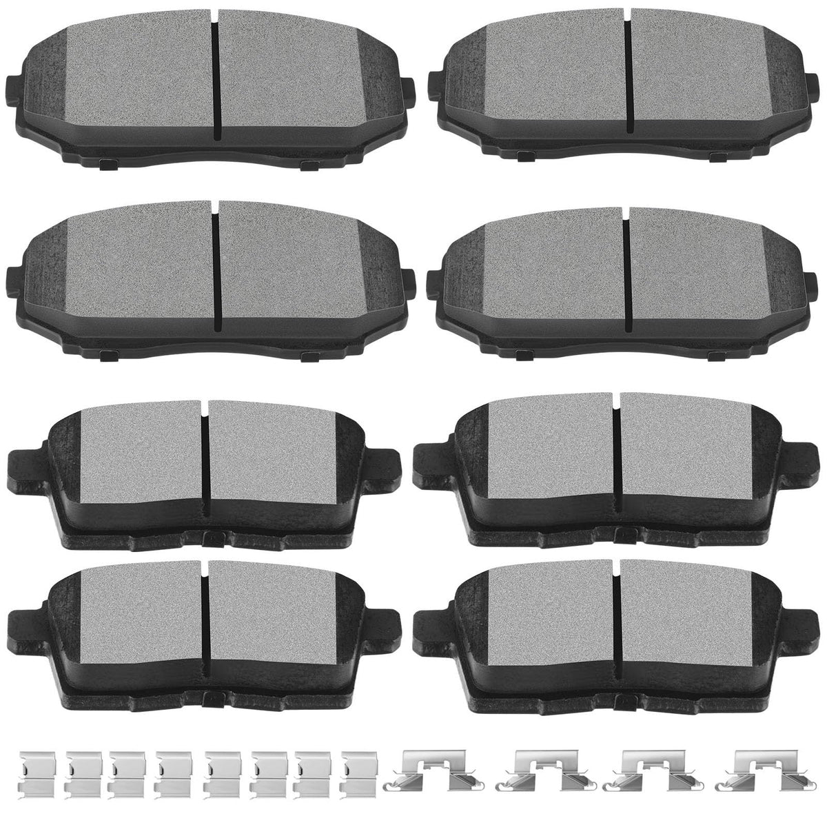 Scitoo D1258 D1259 Front Rear Ceramic Brake Pads Sets Fit For Ford For Edge 2007-2010,For Lincoln Mkx 2007-2010,For Mazda Cx-7 2