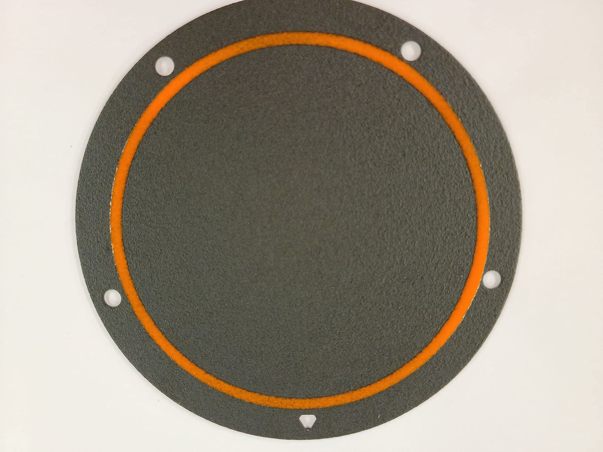 Orange Cycle Parts 5 Hole Derby Cover Foamet For Harley Twin Cam 1999-2017