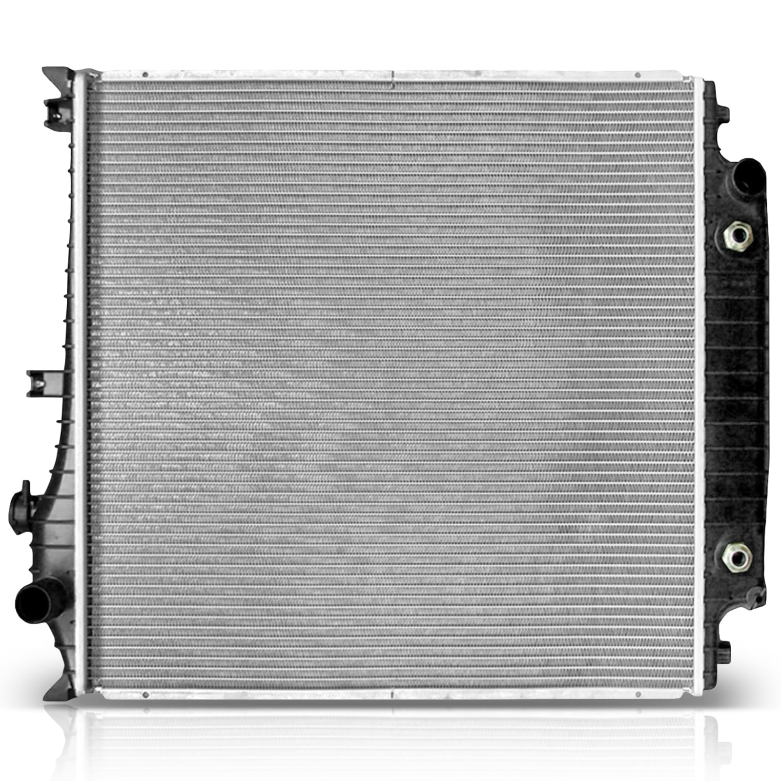 SCITOO Engine Coolant Aluminum Radiator Assembly for 2007-2010 for Ford for Explorer 4.0L 2007-2010 for Ford for Explorer 4.6L 2