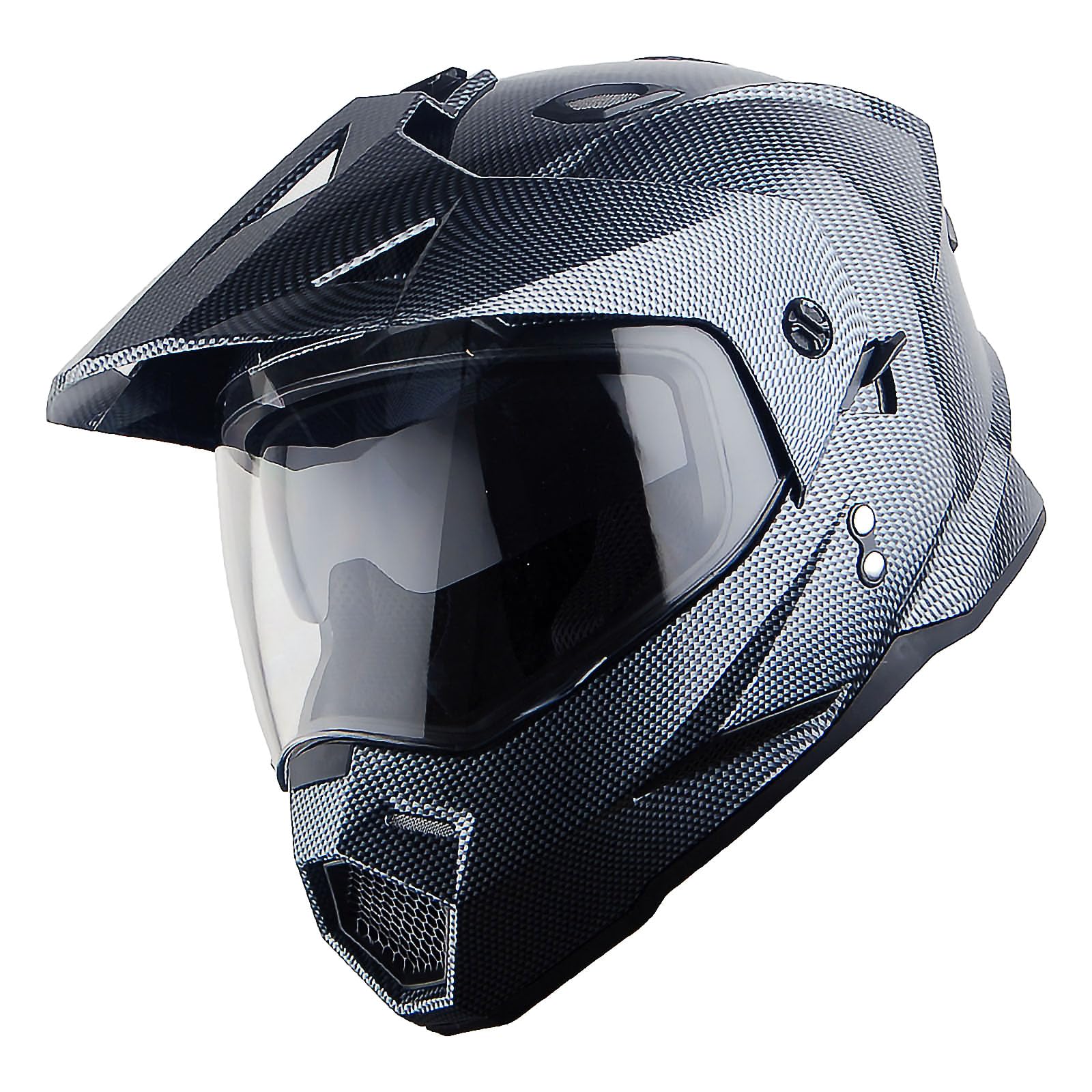 1Storm Dual Sport Motorcycle Motocross Off Road Full Face Helmet Dual Visor