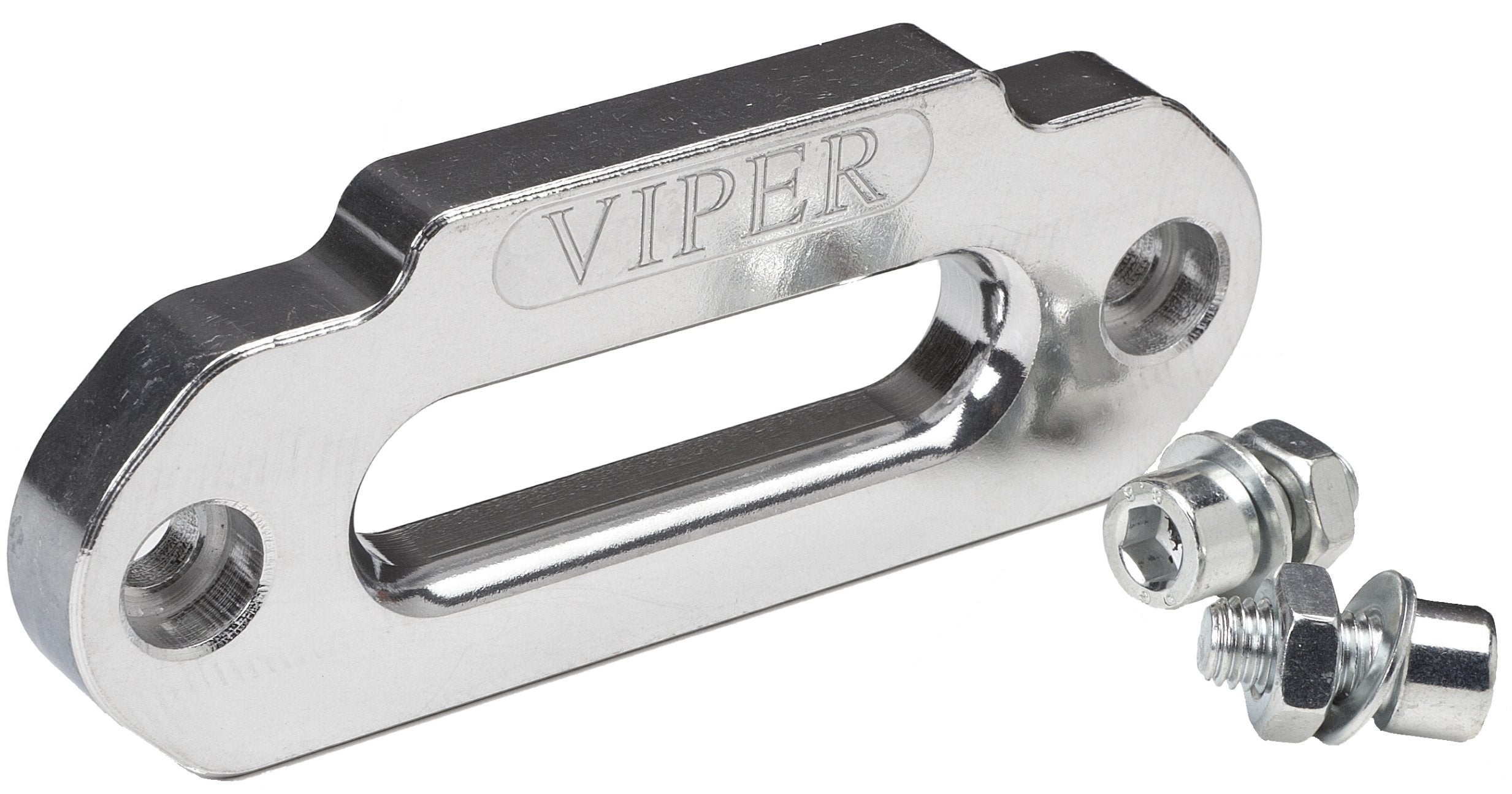 MotoAlliance VIPER ATV/UTV Aluminum Hawse Fairlead for Synthetic Rope 4.875 x 3 pattern