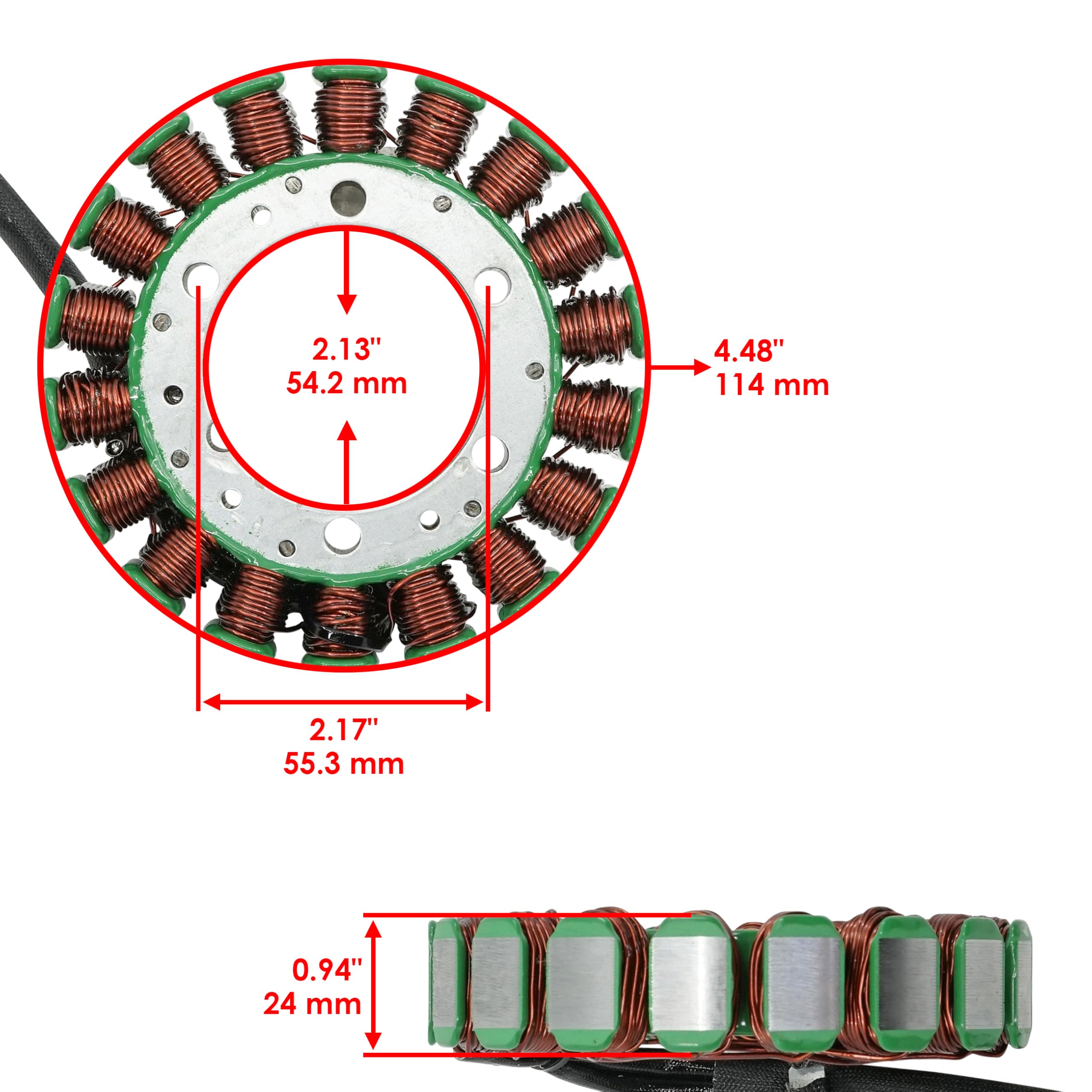 Caltric Stator & Gasket & Regulator Compatible With Yamaha Virago 750 Xv750 Xv-750 1988-1996