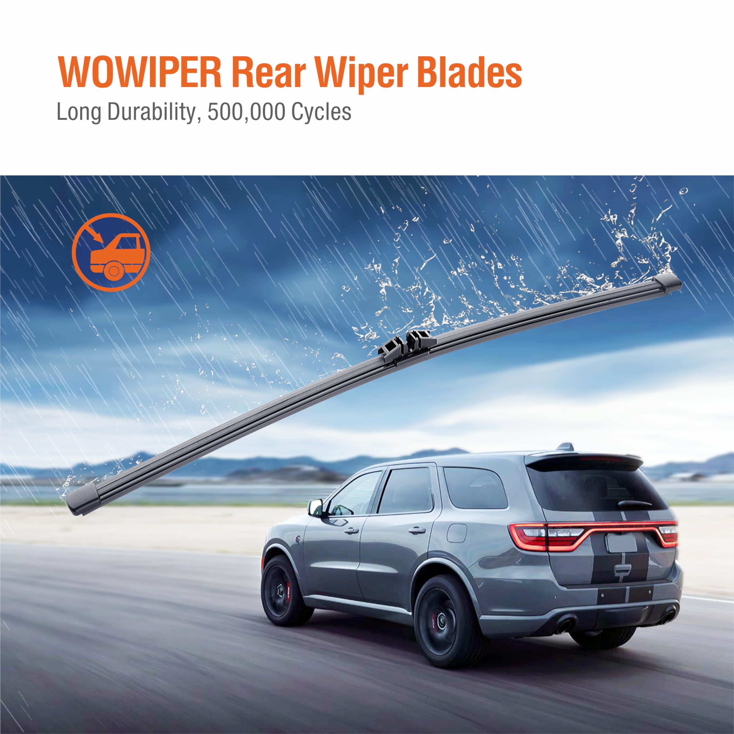 15 Inch (A380H) Rear Wiper Blade Replacement For Ford Edge 2021-2015 /Bmw X5 2013-2007 /Volvo Xc60 2011-2010 Xc90 2012-2007 Back