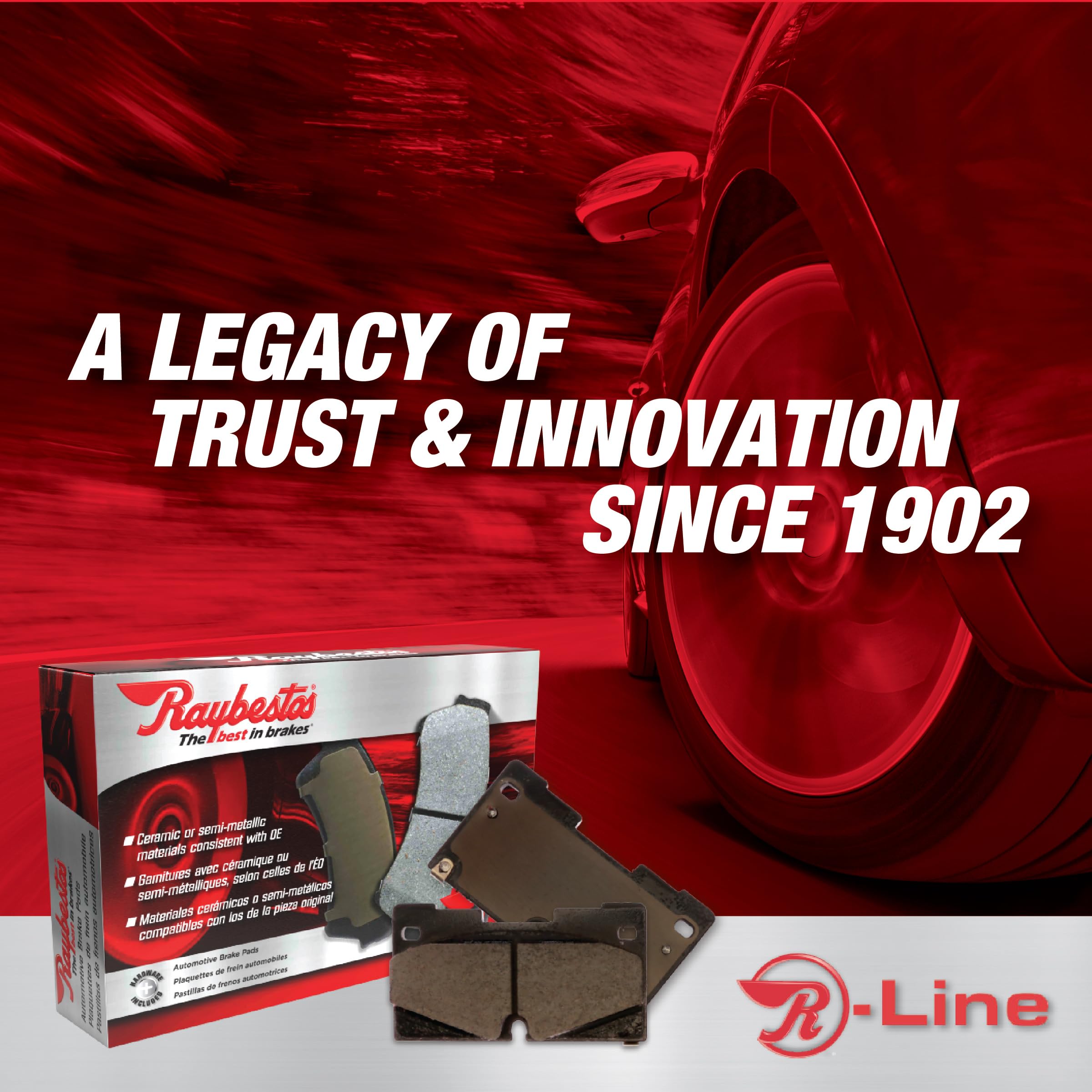 Raybestos Mgd833Mh Reliant Brake Pad Set