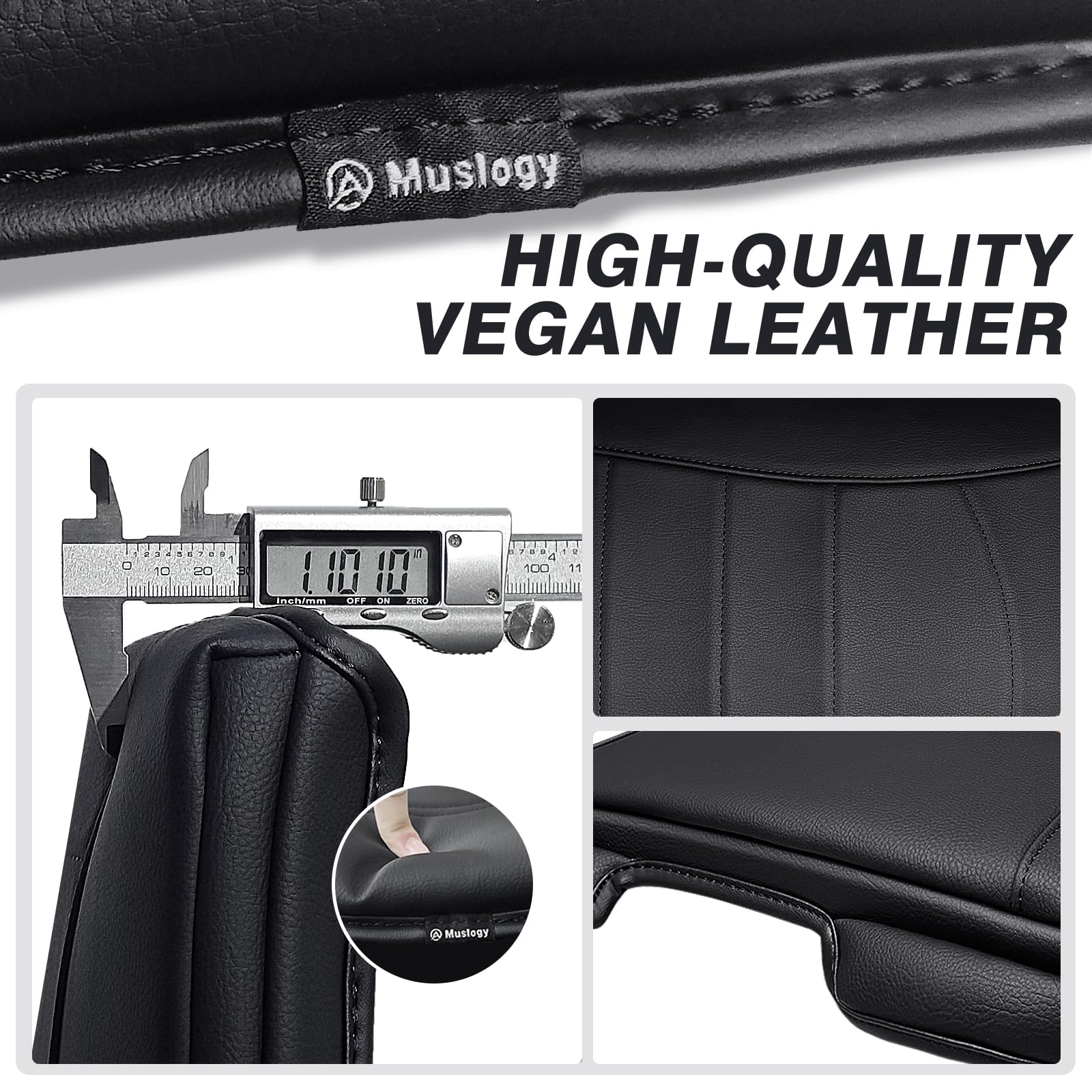 Muslogy Center Console Armrest Cover Compatible With Dodge Ram1500 2013-2018 & Ram2500/3500 2013-2025 Comfort Armrest Pad Arm Re