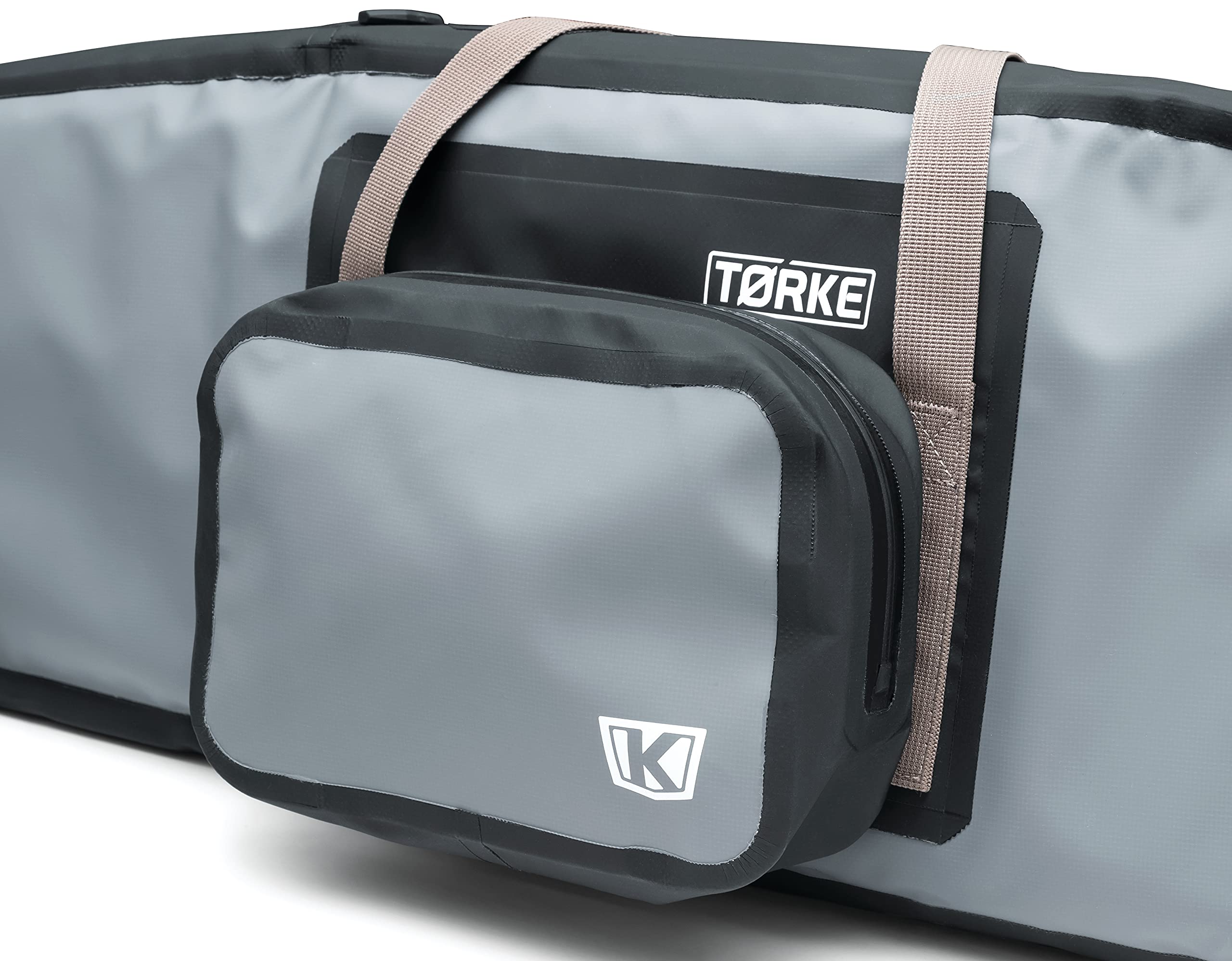 Kuryakyn 5179 Tørke Large Removable Dry Pouch: Mounts to MOLLE loops on Kuryakyn & Momentum luggage, Black