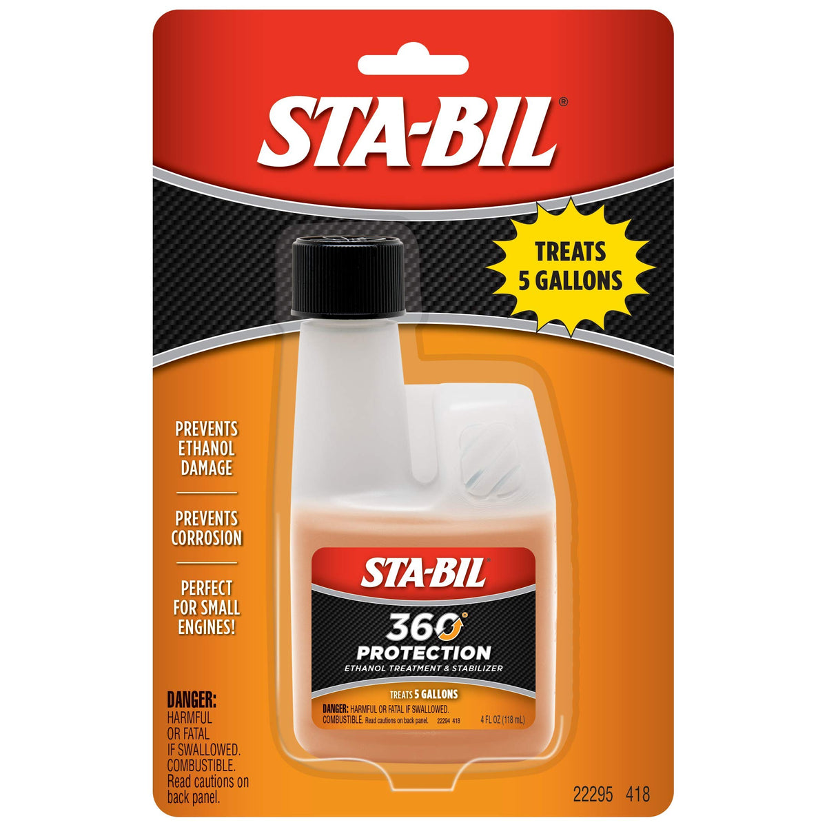Sta-Bil Sta Bil 22265 Ethanol Treatment With Performance Improver 4 Oz.