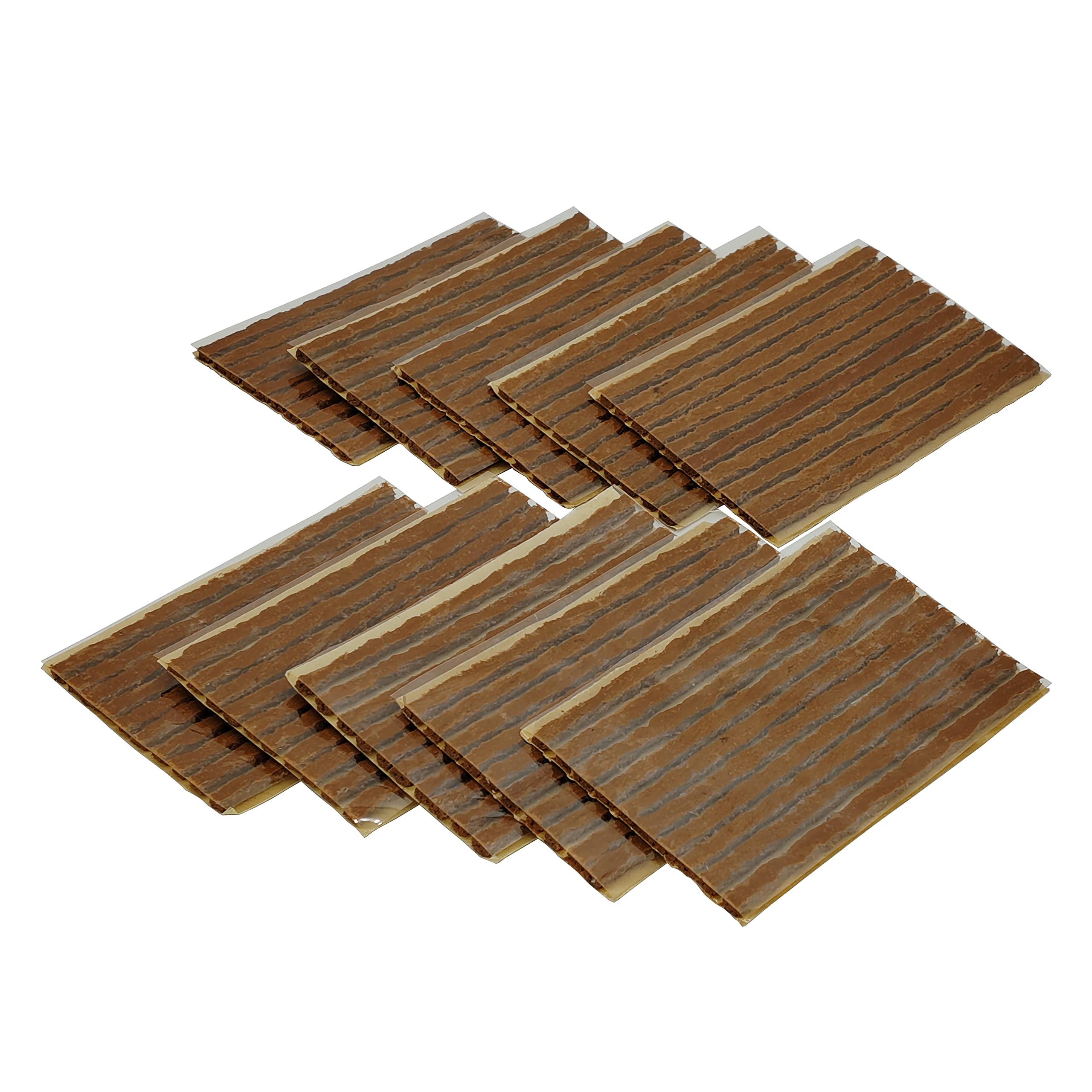Zerint Ts-135C100 Tubeless Car Flat Tire Repair Plugs Tire Repair Strings Rubber Strips 1/8'' X 4'' Brown 100 Strips