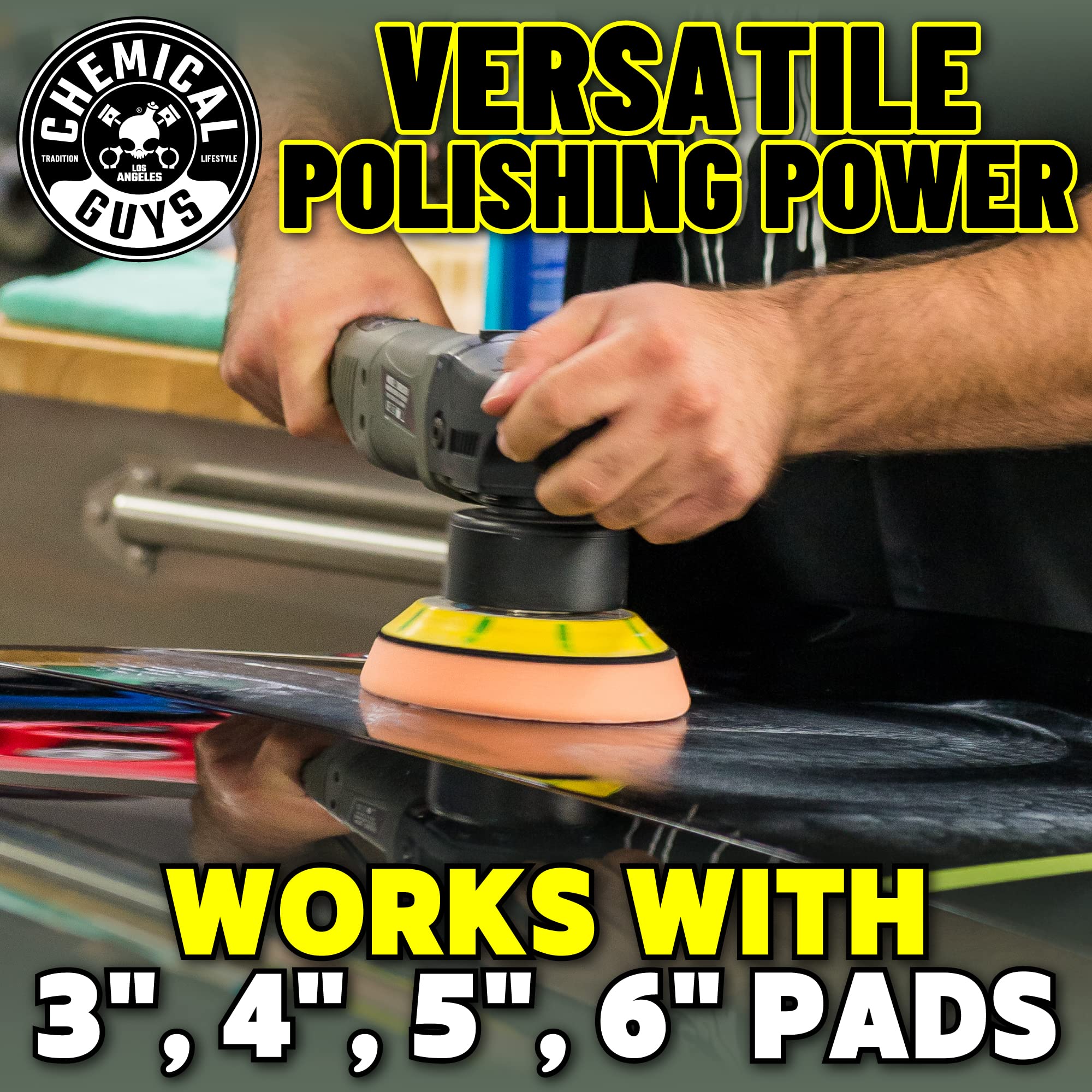 Chemical Guys Buf_501 Torq 10Fx Random Orbital Polisher, (Safe For Cars, Trucks, Suvs, & More) Digital Display, 700W, Orbit 8Mm