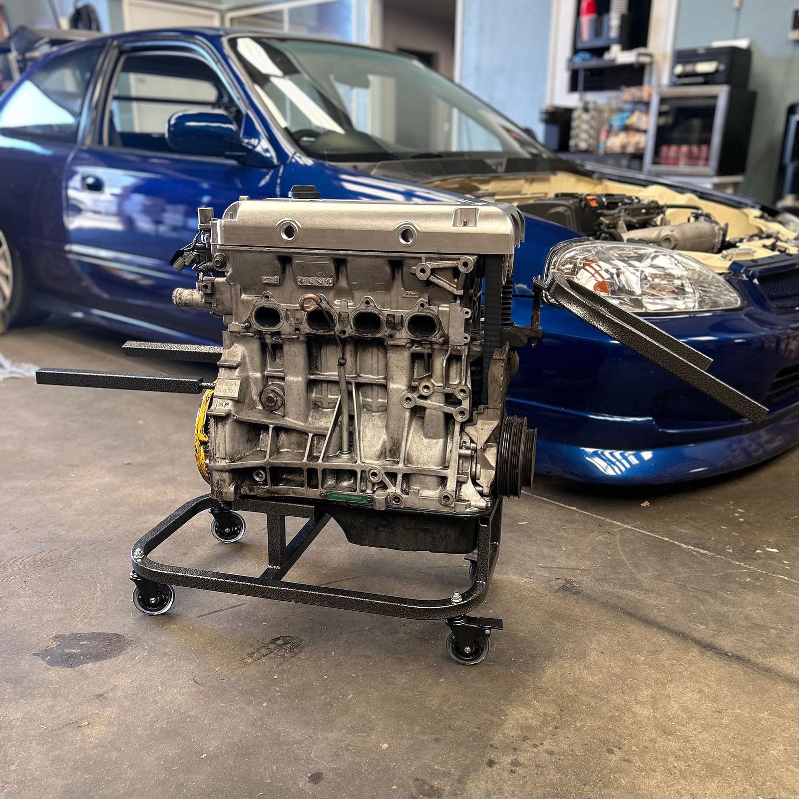 Butler Performance Engine Cradle Bull Boost Performance B Series Engine Cradle Stand Cart - Aluminum, B ...