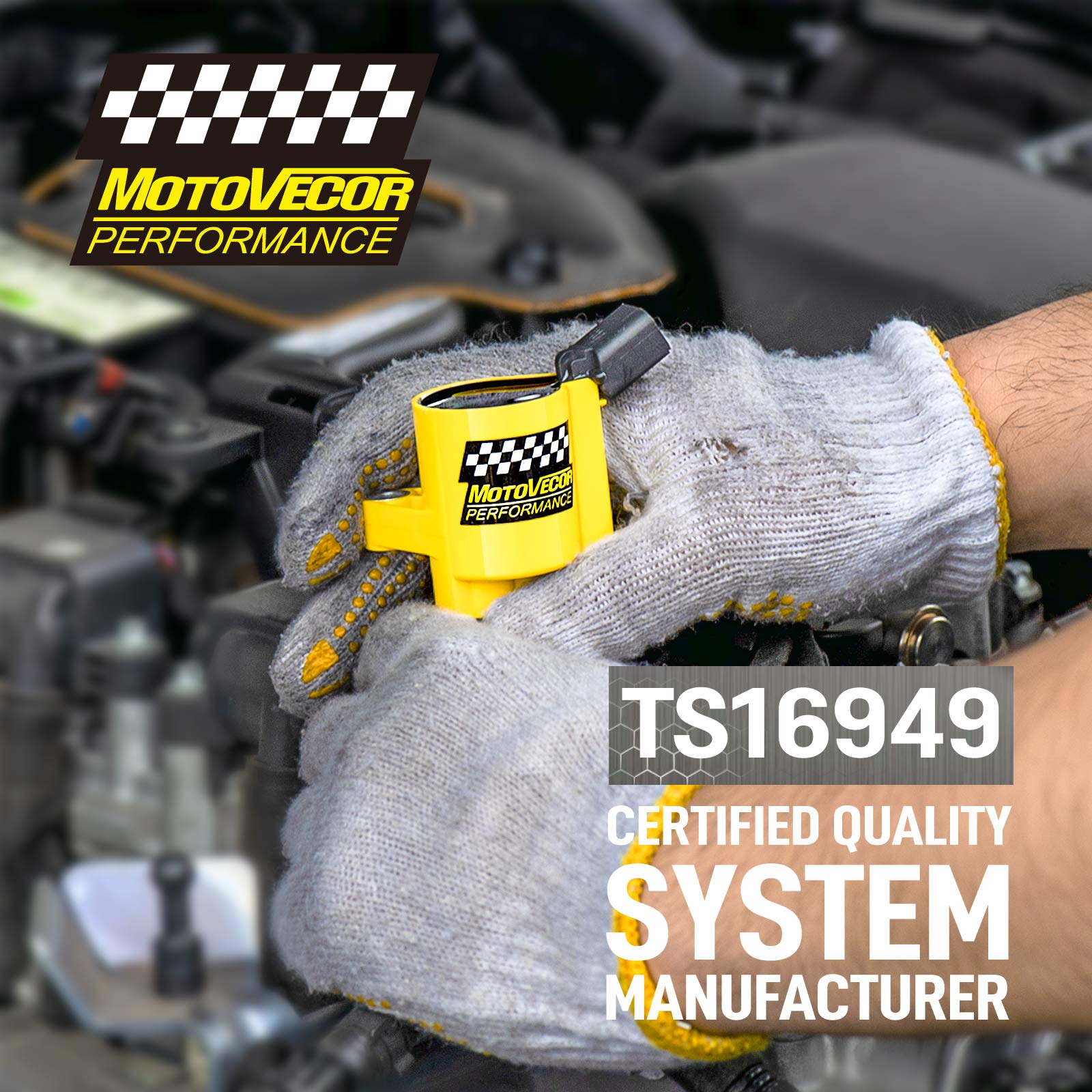 High Performance Ford Ignition Coil Pack Set - 8 Pack Extra 15% Energy for F-150 F-250 F-350 4.6L 5.4L V8 DG508 DG457 DG472 DG49