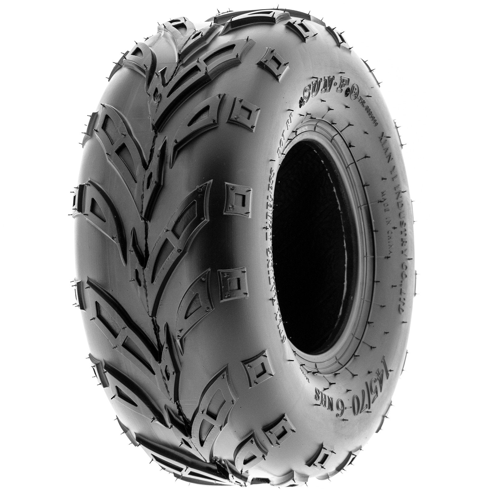 SunF A004 ATV Go Karts Off-Road Tire 145/70-6, 6 PR, Track & Trail, Tubeless