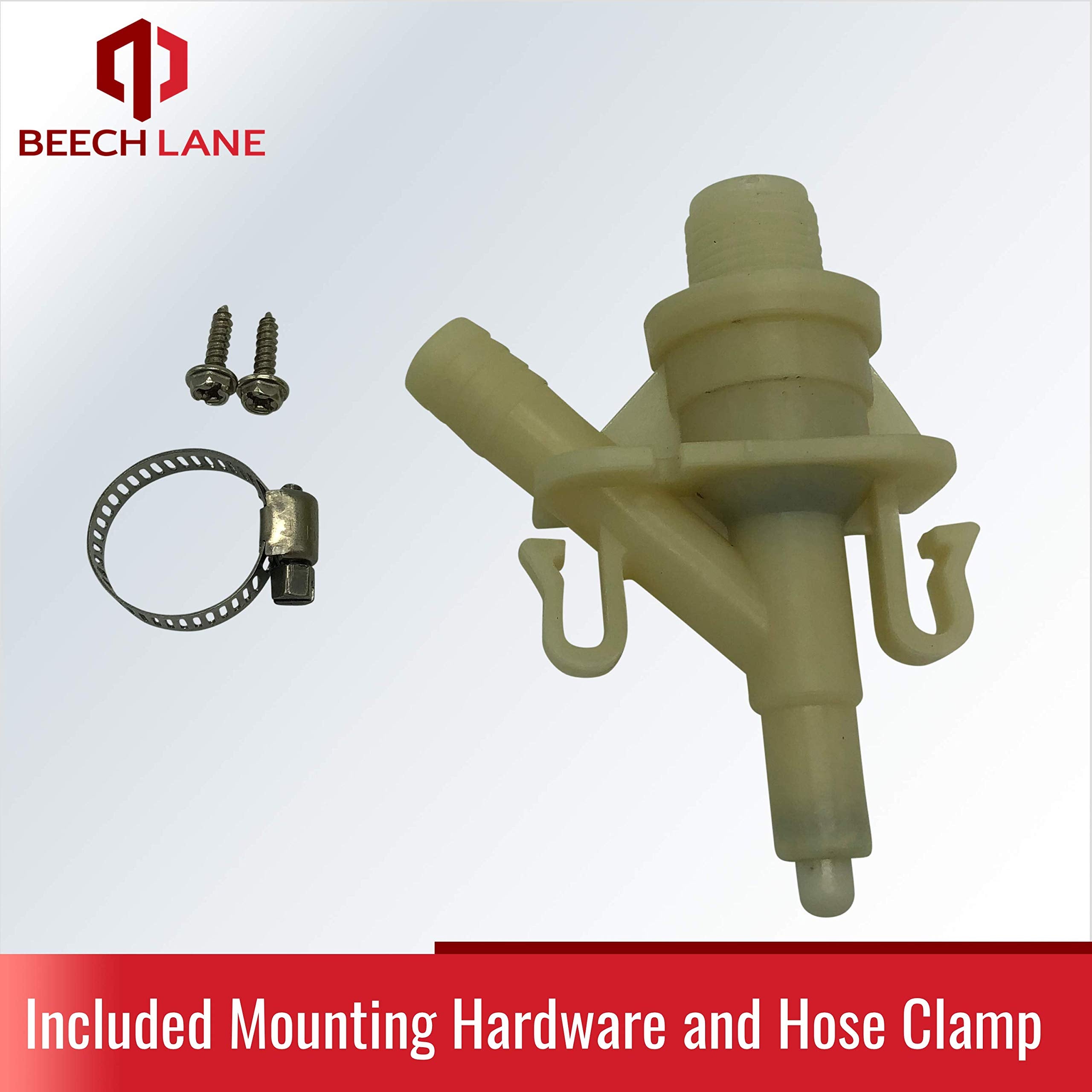 Beech Lane Water Valve Kit for Dometic Toilets 300, 310, 320 - Increased Freeze Resistance, Ultrasonic Sealing, Natural Color