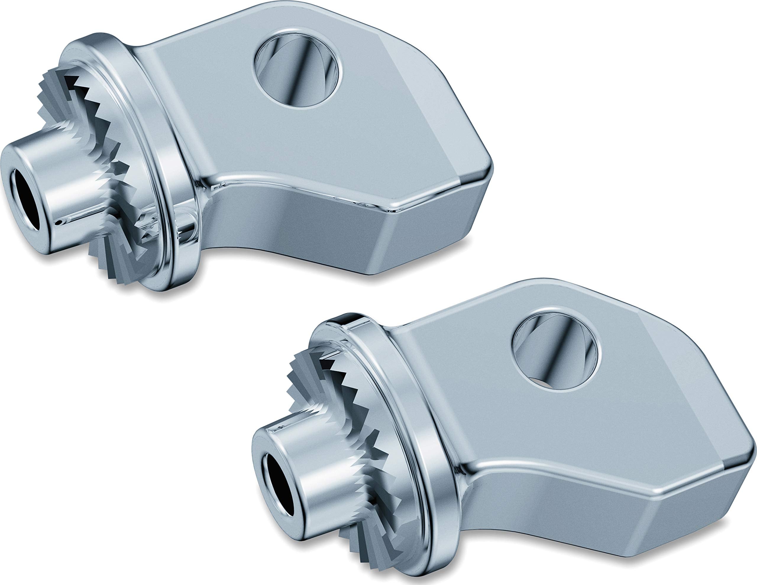 Kuryakyn 8836 Splined Male Mount Peg Adapters For Driver Footpegs And Floorboards: Indian, Victory Motorcycles, Chrome, 1 Pair