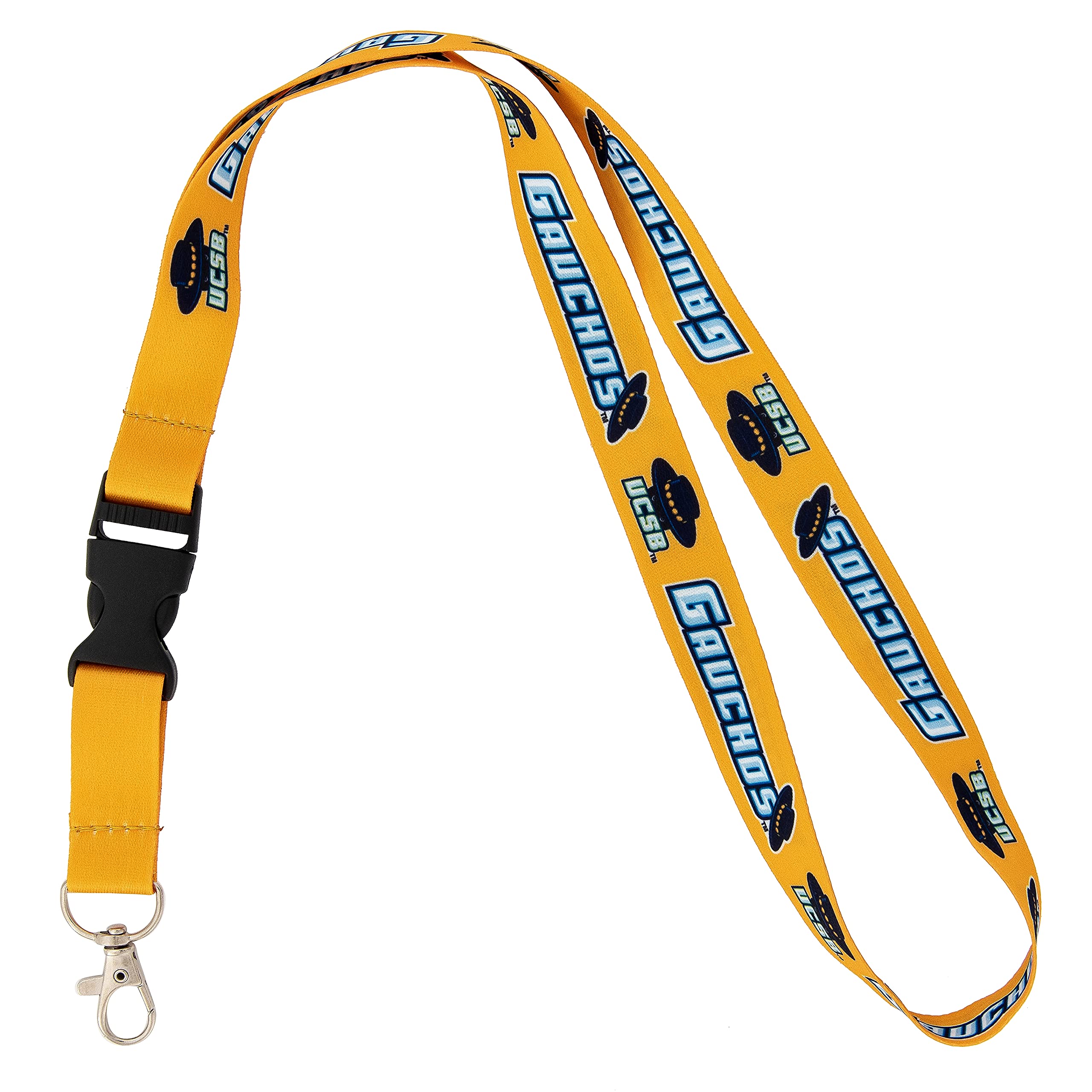 Desert Cactus University Of California Santa Barbara Lanyard Ucsb Gauchos Car Keys Id Badge Holder Keychain Detachable Breakaway
