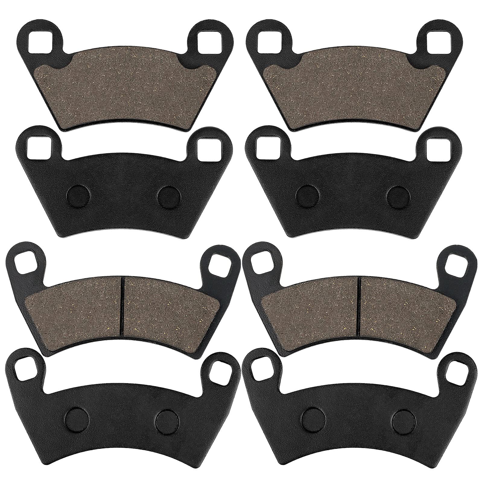 Locopow Brake Pads For Polaris Ranger 800 500 570 700 900 Xp Compatible With Polaris Rzr 900 Xp Ranger Crew 500 Rzr 4 800 Rzr 900 Xp(Front And Rear)