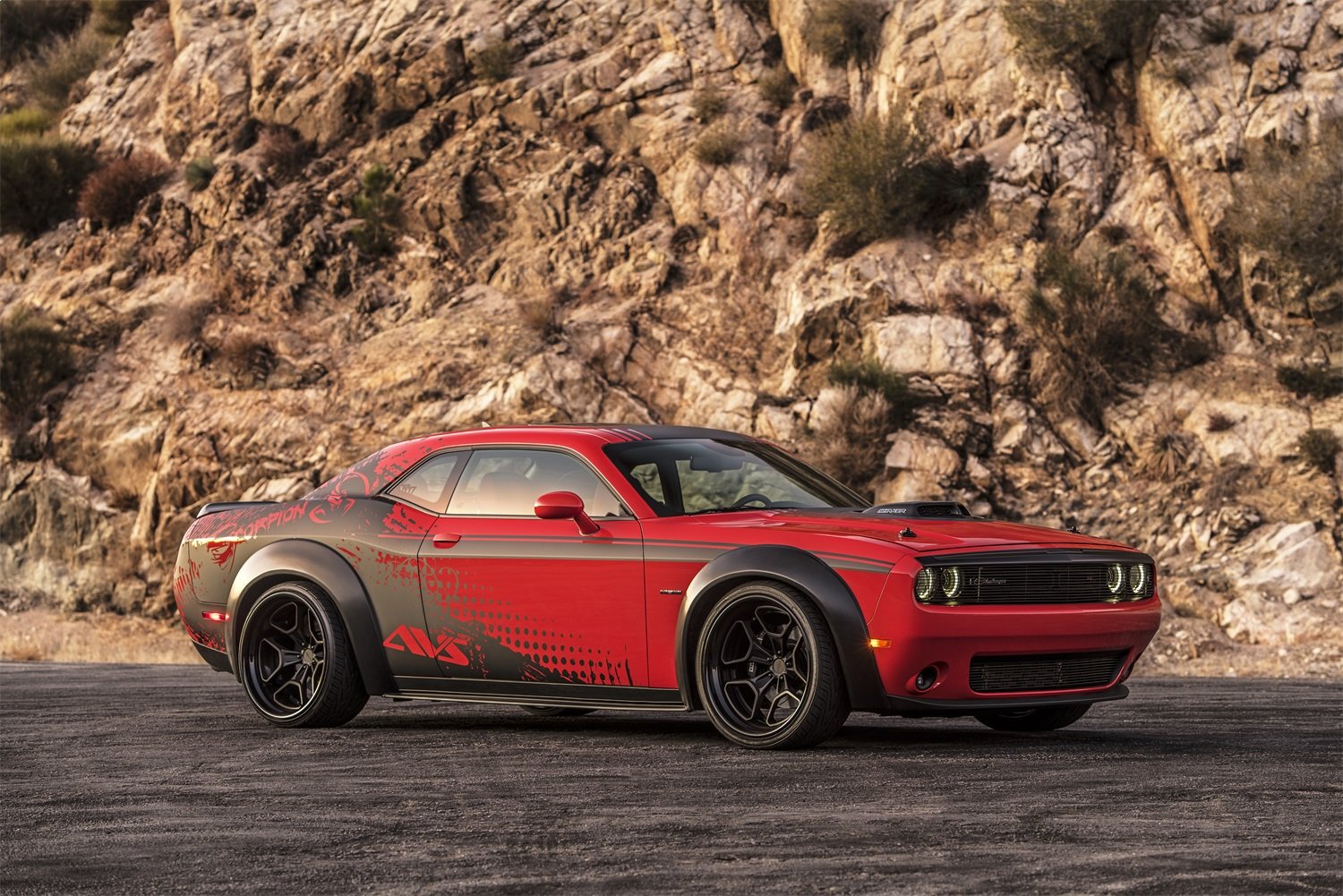 Auto Ventshade [Avs] Fender Flare Kit / Body Kit | Fits 2007-2023 Dodge Challenger (May Require Trimming & Prof Install W/Air Da