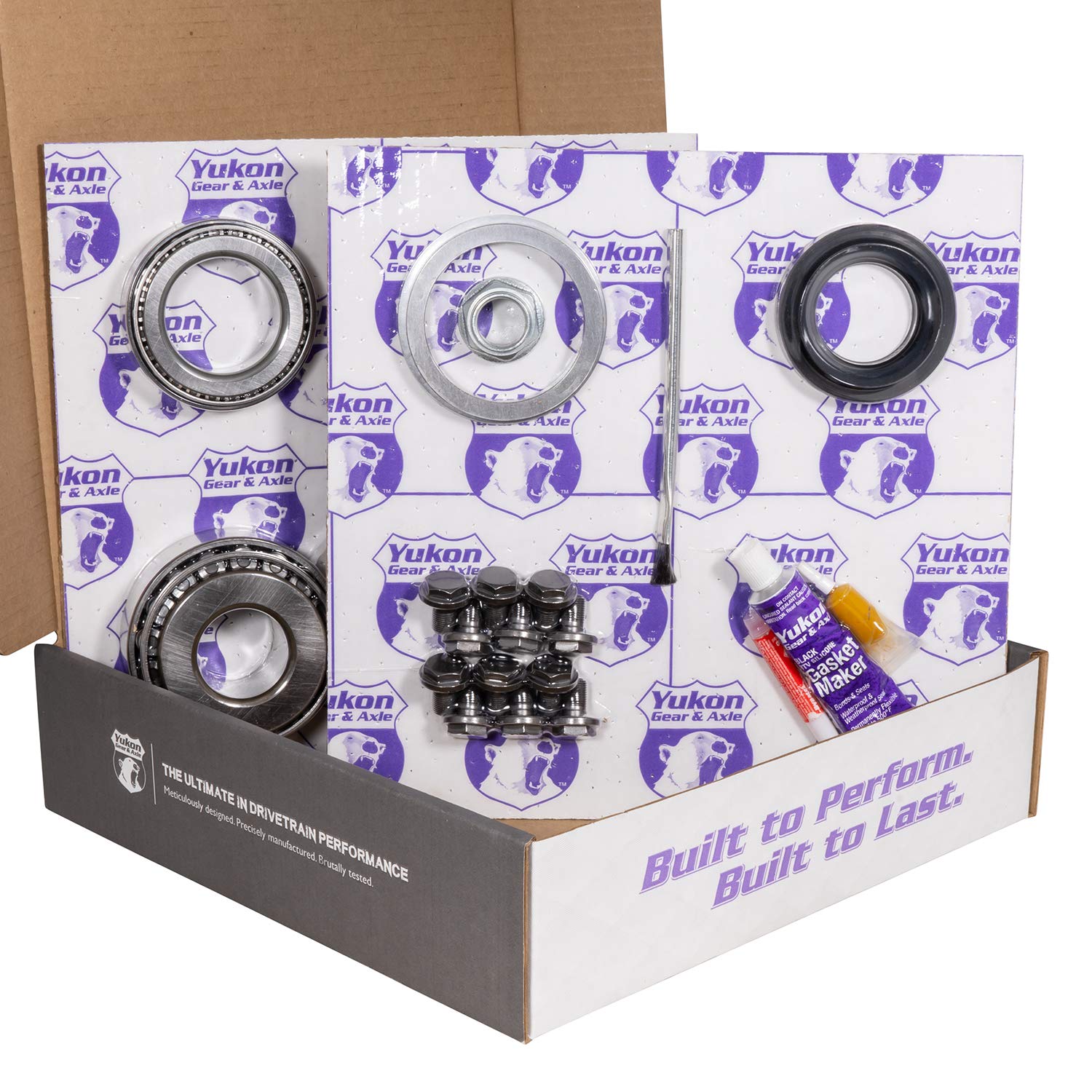 Yukon Gear & Axle Ring & Pinion Gear Kit Package Front & Rear With Install Kits - Toyota 8.2/8''Ifs - Ygkt008-488-3