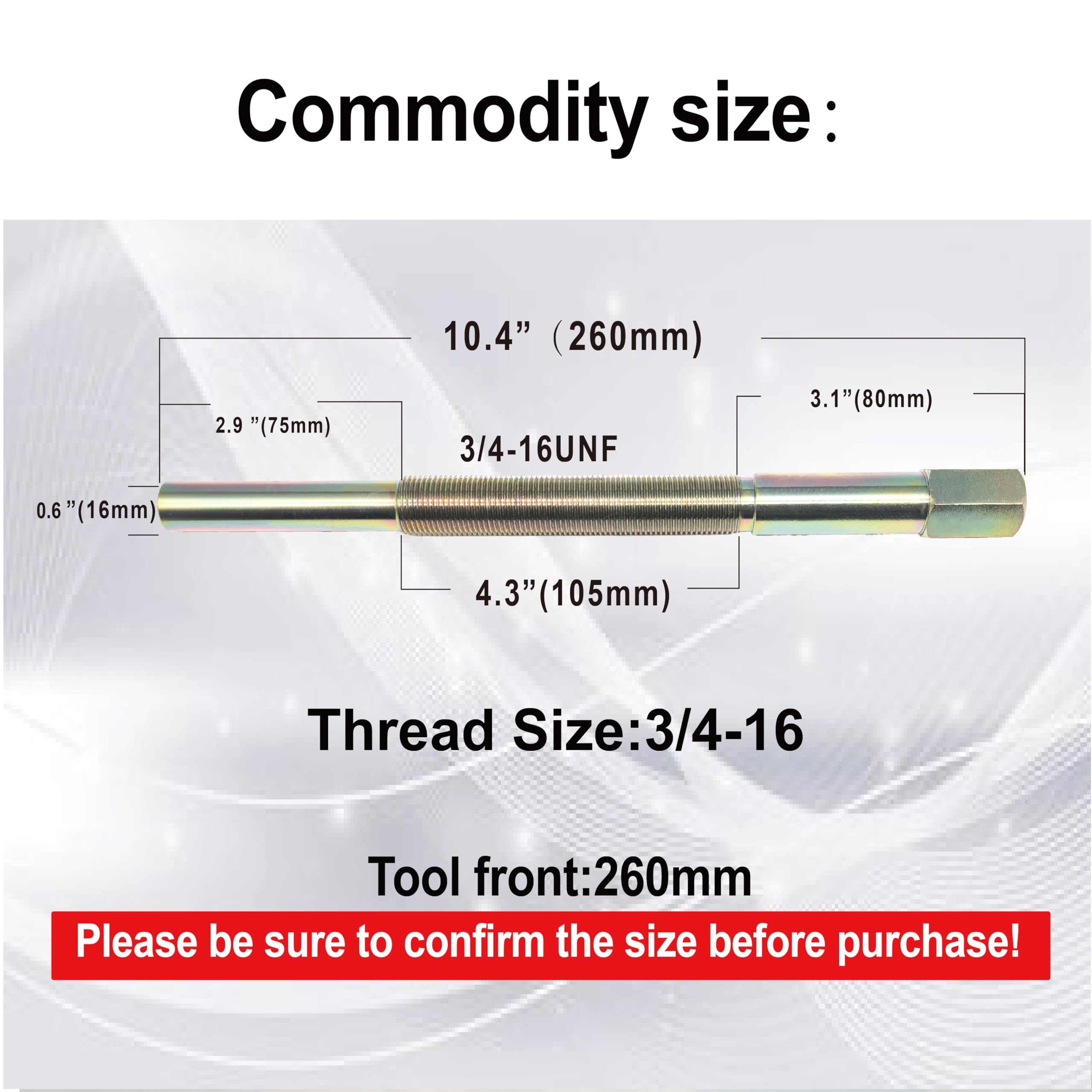 Primary& Secondary Drive Clutch Puller for Polaris All Models Ranger,RZR,Sportsman,General,Scrambler,Worker,Xpedition,Trail Boss
