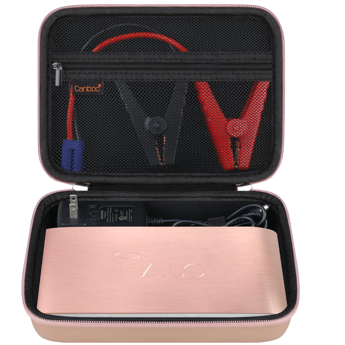 Canboc Carrying Case for Halo Bolt 58830/57720/44400/ACDC Max 55500 mWh Portable Car Jump Starter, Phone Laptop Charger Power Ba
