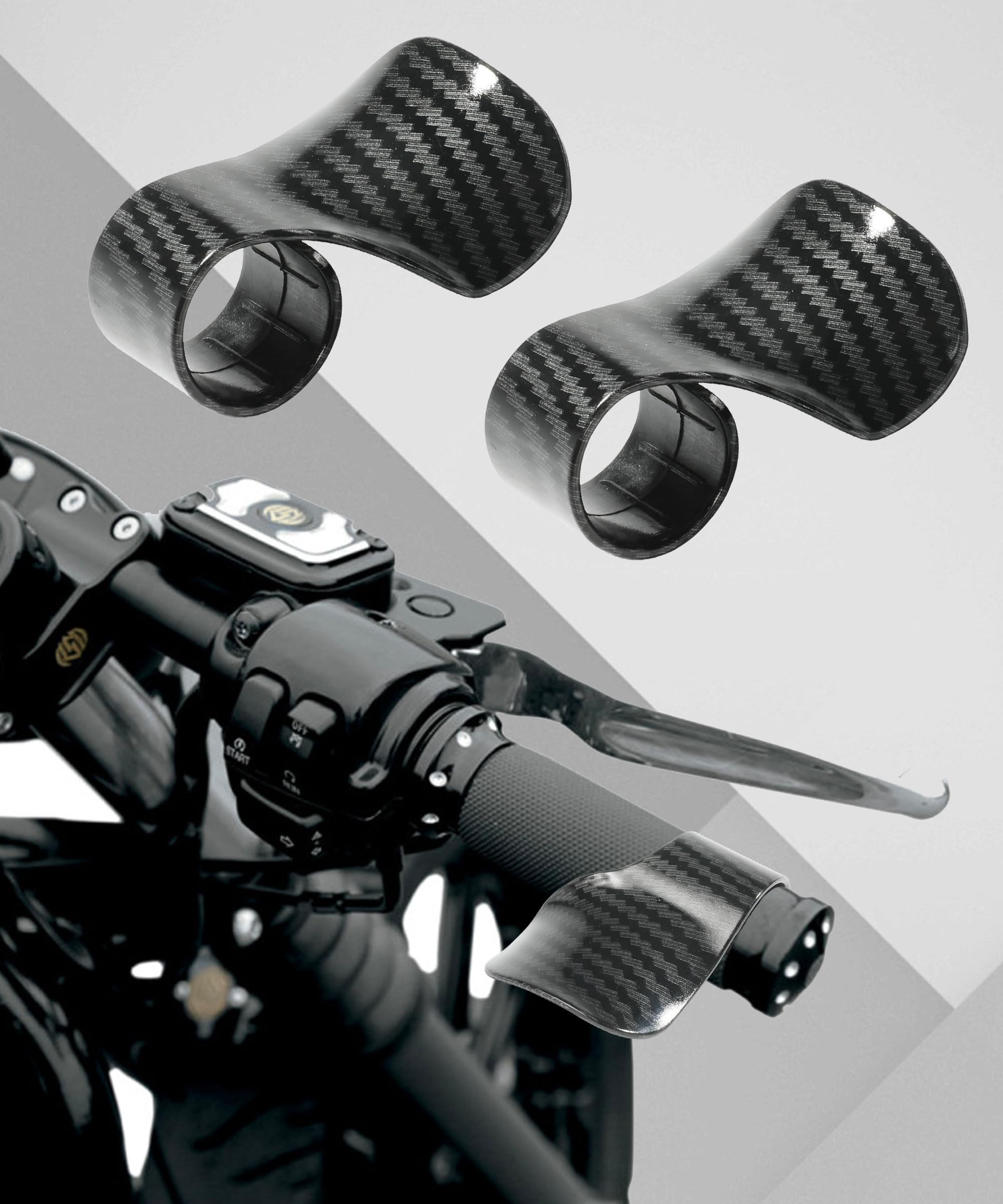 Racoona 2Pcs Motorcyle Cruise Control,Motorcycle Throttle Assist,Car Accessories Motorcycle Throttle Holder Motorcycle Throttle