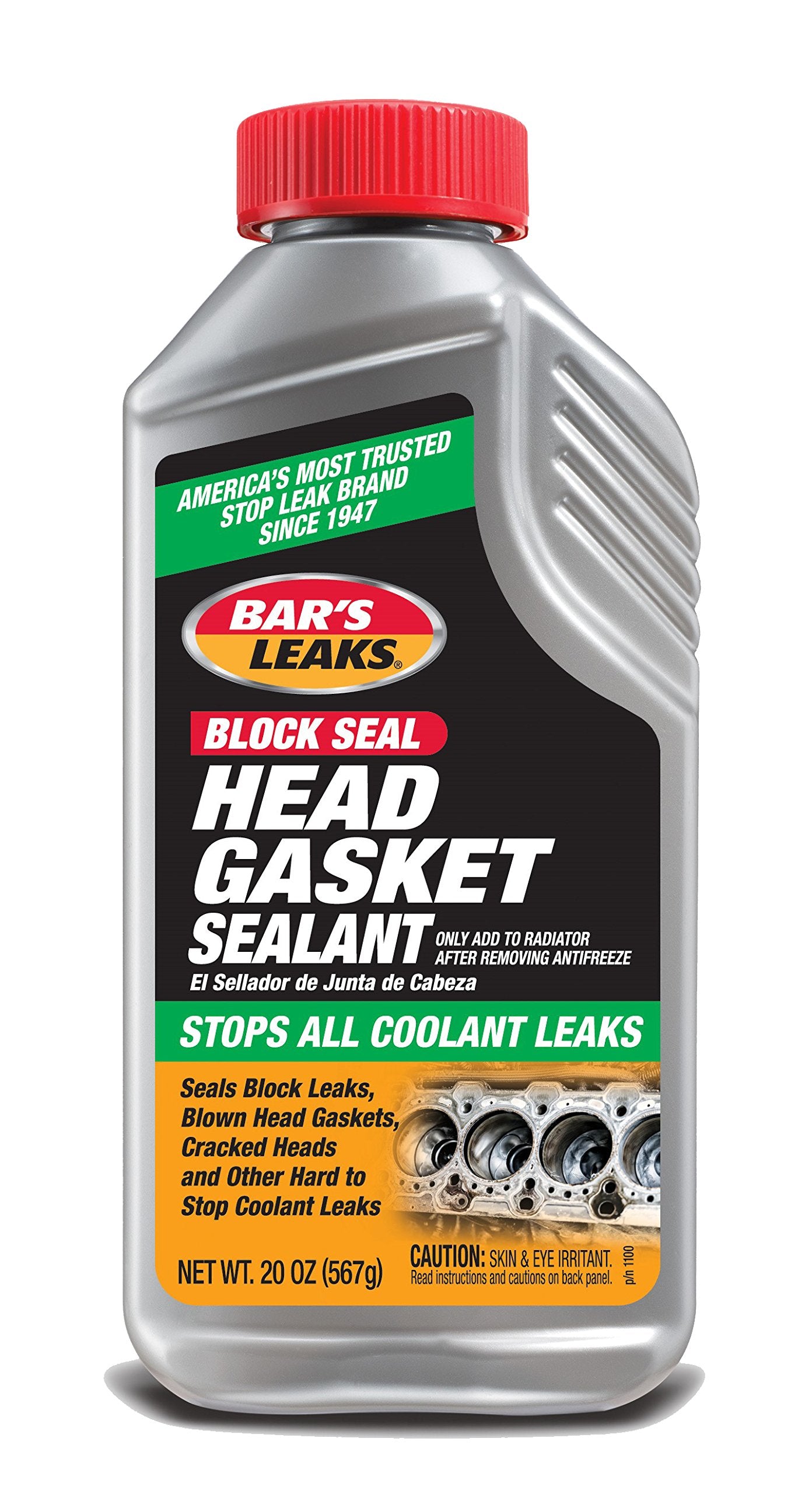 Bar'S Leaks 1100 Head Gasket Repair - 20 Oz.