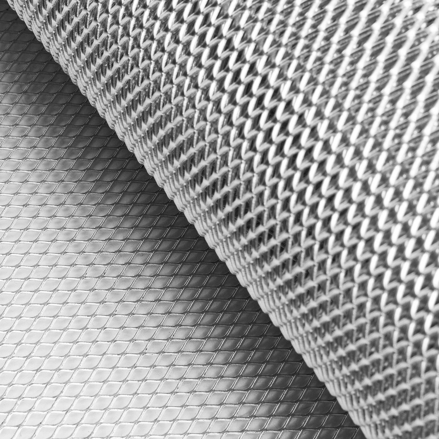 Aggauto Universal 40''X13'' Car Grill Mesh - Aluminum Alloy Automotive Grille Insert Bumper Rhombic Hole 3X6Mm, One Of The Most